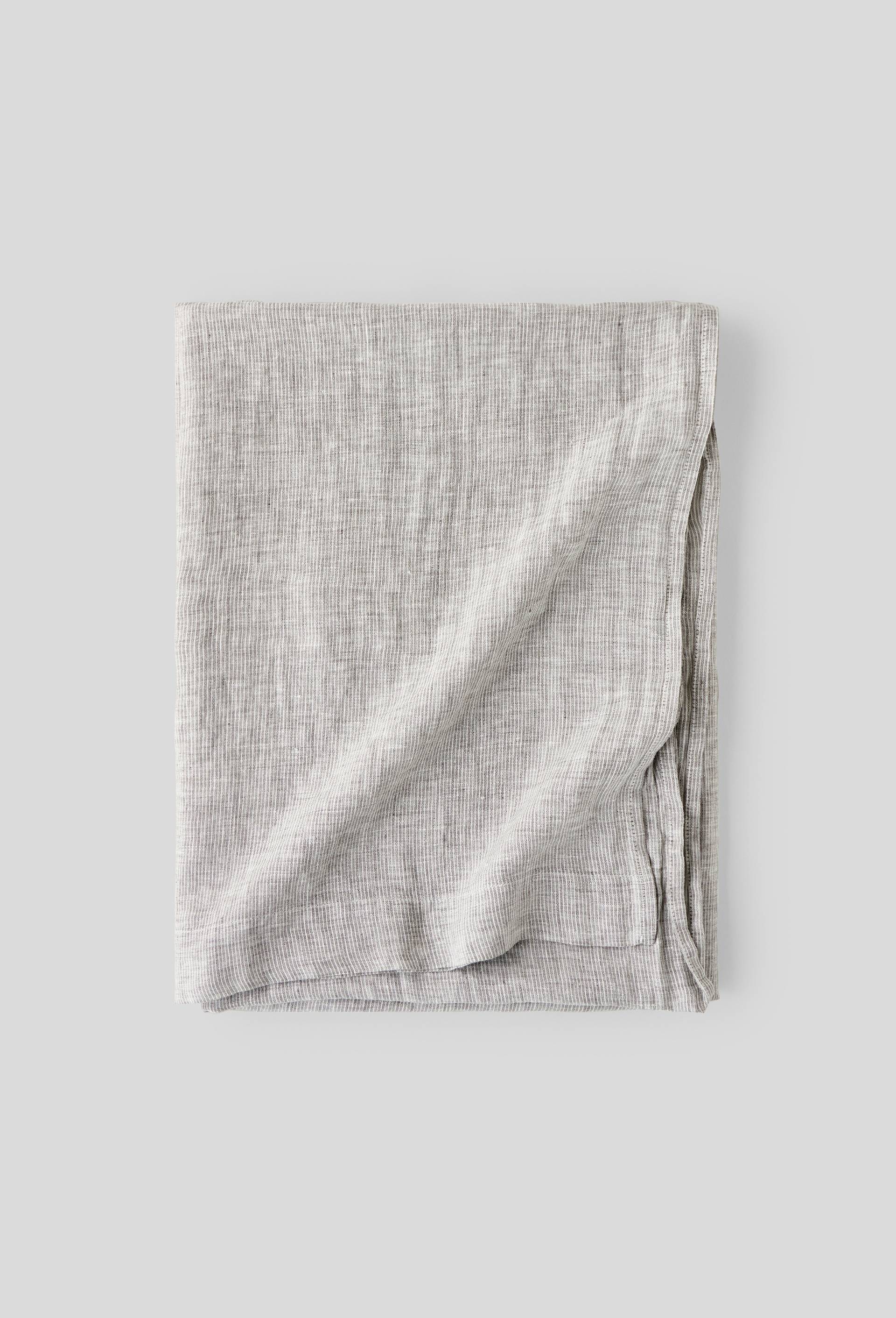 Drap plat, 180X290 cm, lin, 145 de grammage par mètre carré, euroflax, Gris, large image number 0