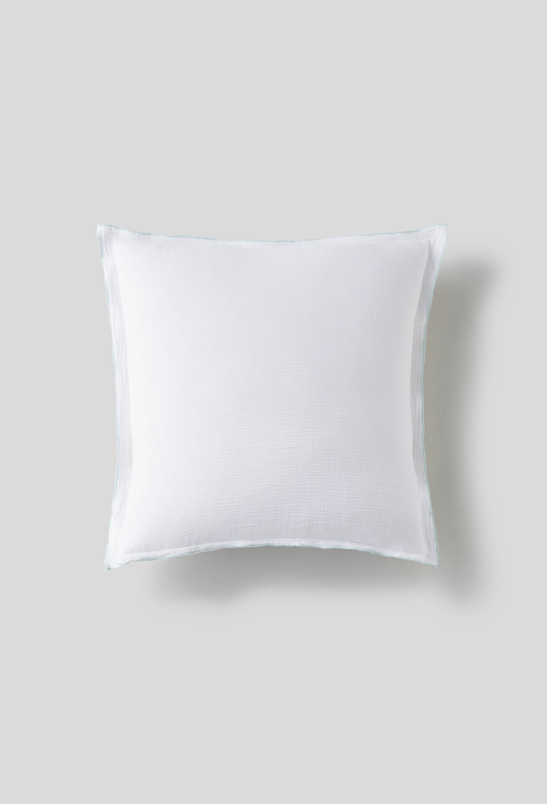 Taie carrée, 63x63cm, Blanc, large image number 0.0