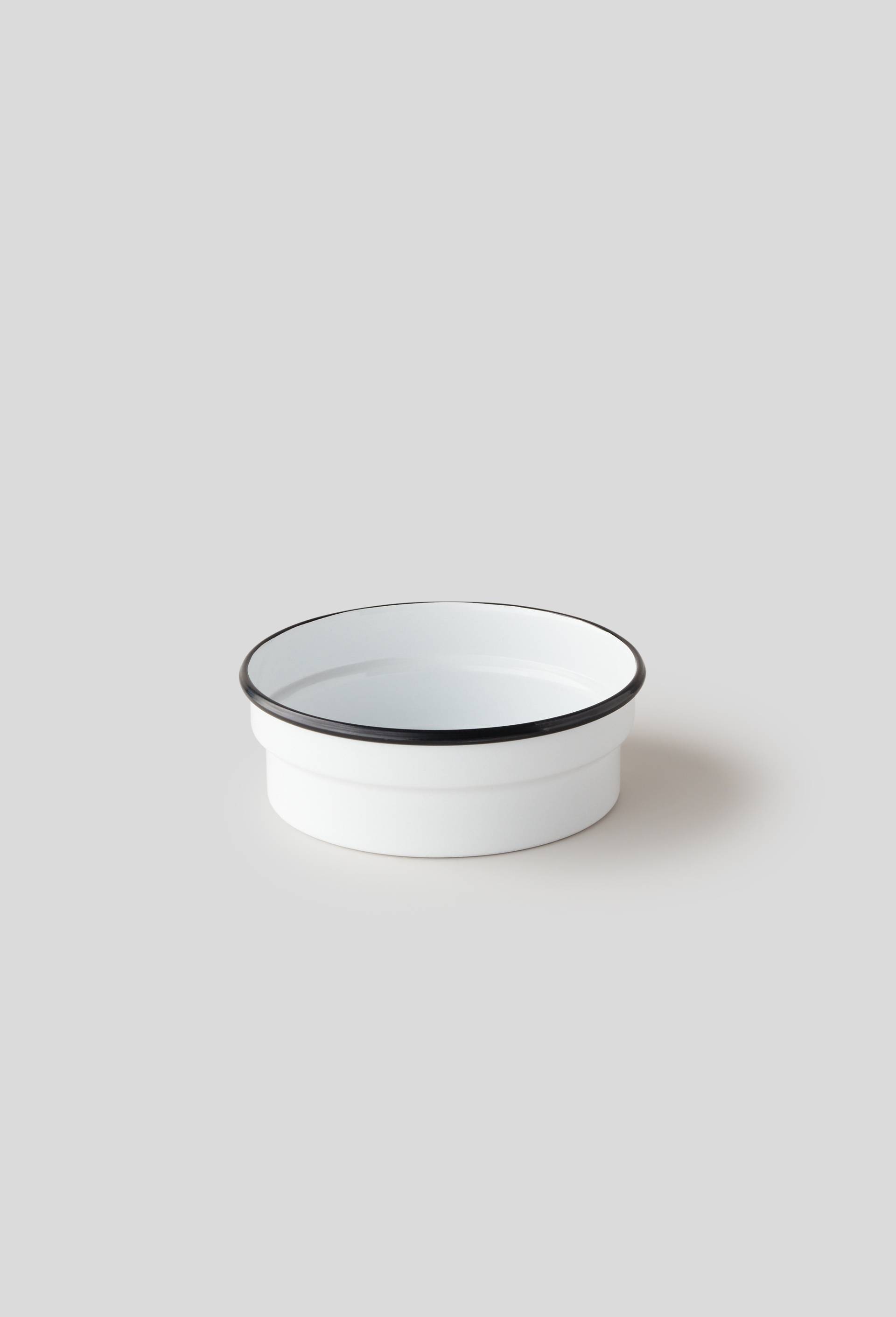 Gamelle, 14x4.5cm, en métal, Blanc, swatch image