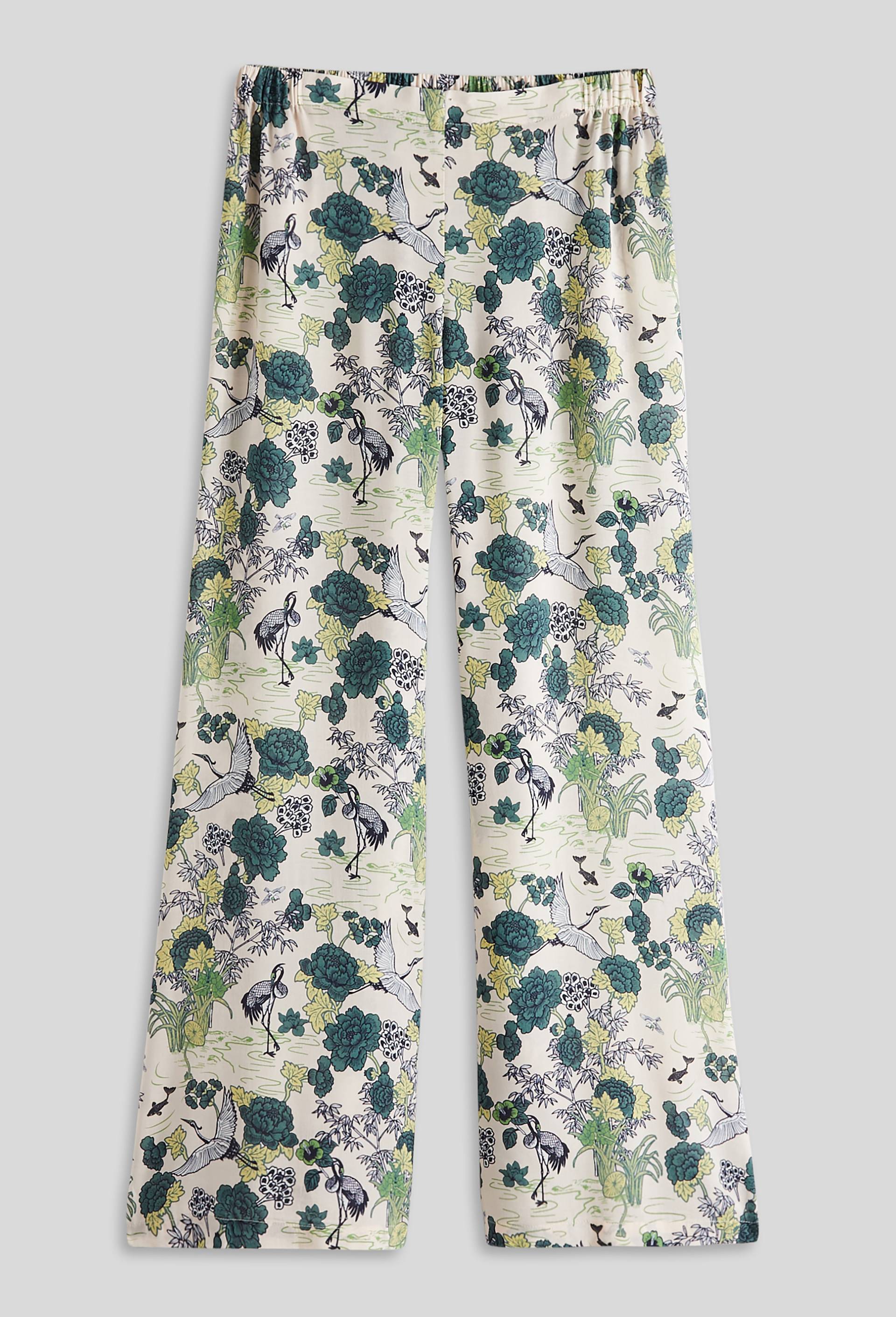 Pantalon large en viscose ECOVERO, Beige clair, large image number 2