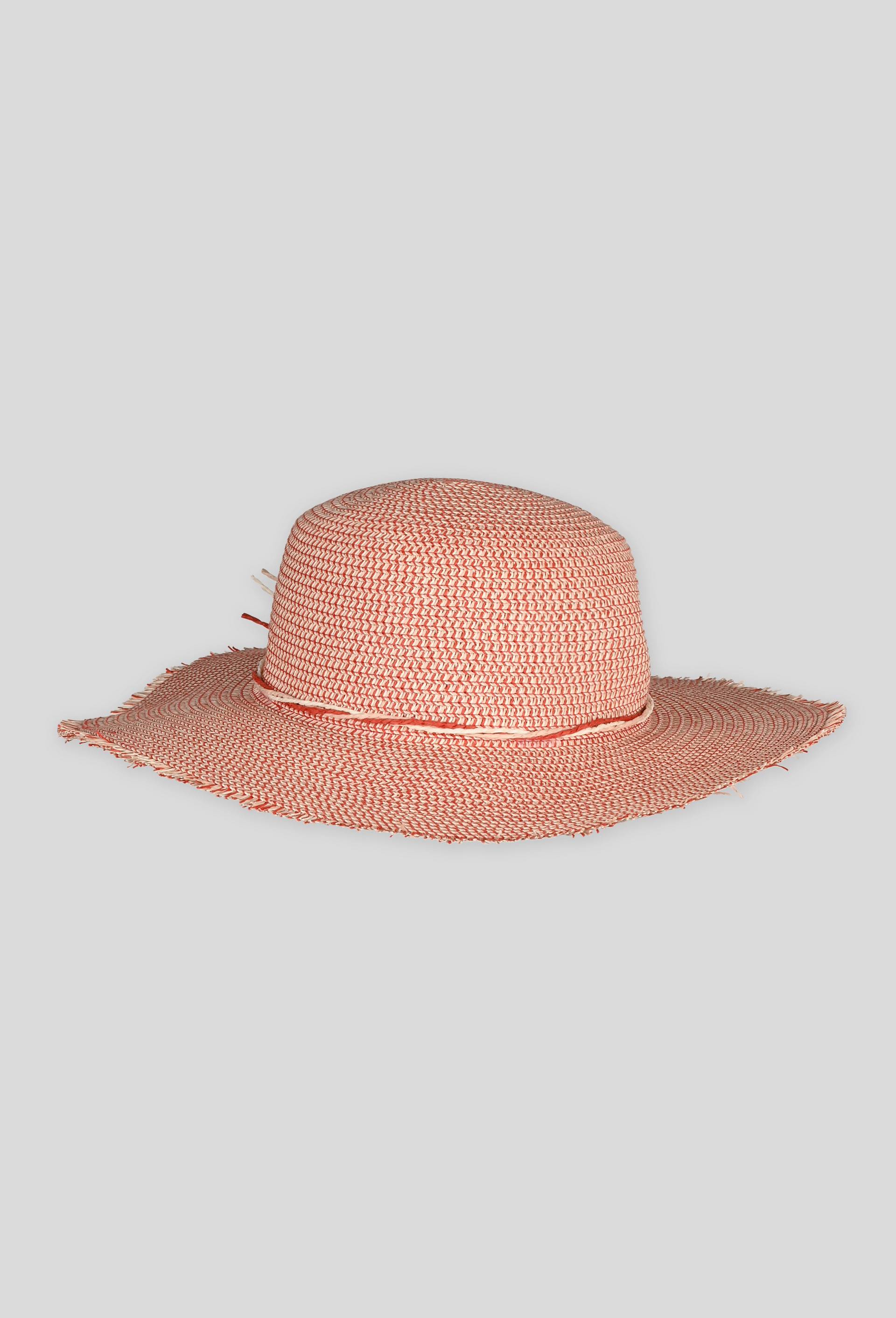 Capeline en paille, Rose clair, large image number 0