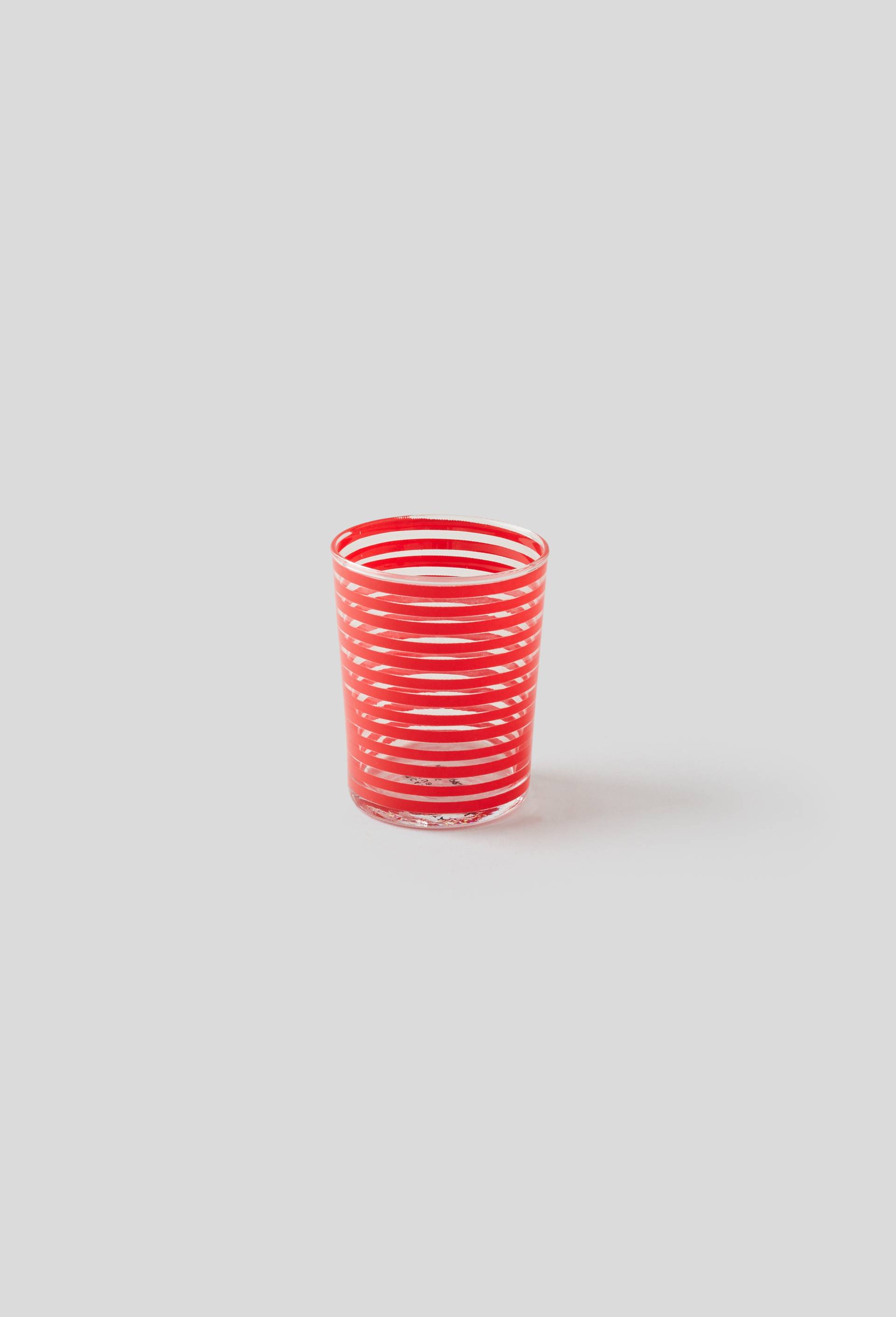 Verre petit modèle - Casa Cubista x Monoprix, Rouge, large image number 0.0