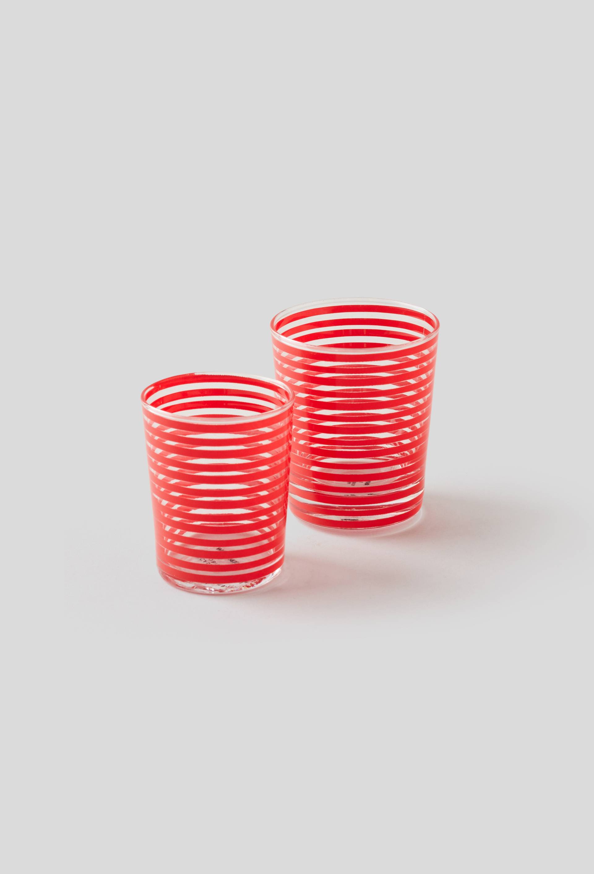 Verre petit modèle - Casa Cubista x Monoprix, Rouge, large image number 1.0