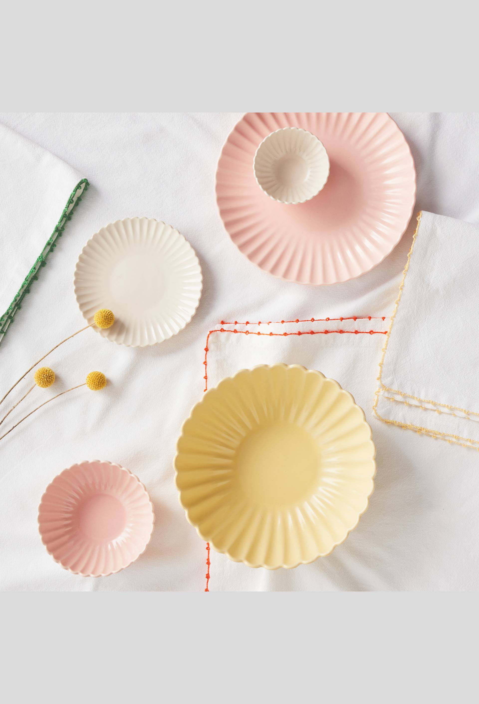 Assiette à pain imprimé, Blanc, large image number 2.0