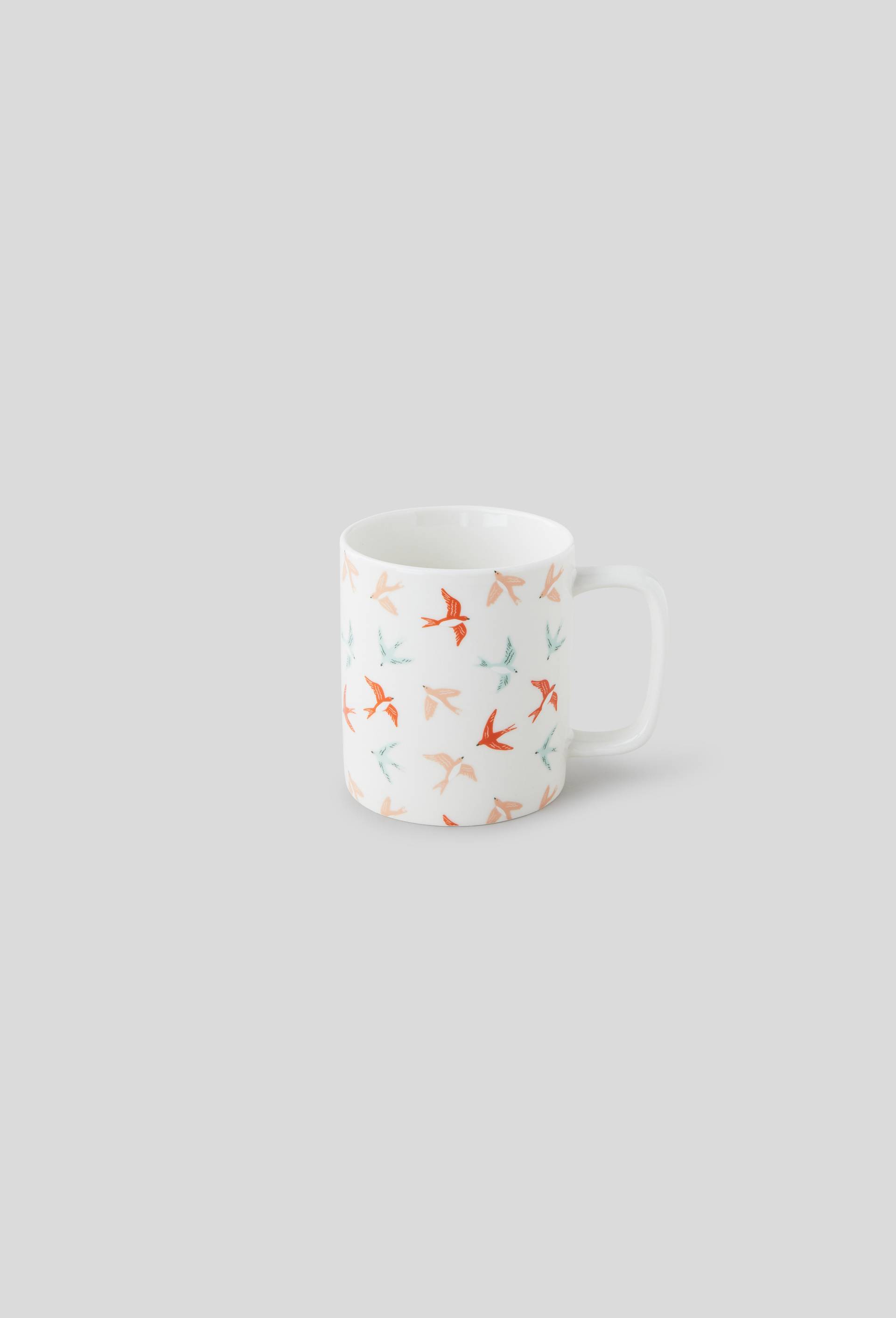 Mug hirondelles, Blanc, large image number 0