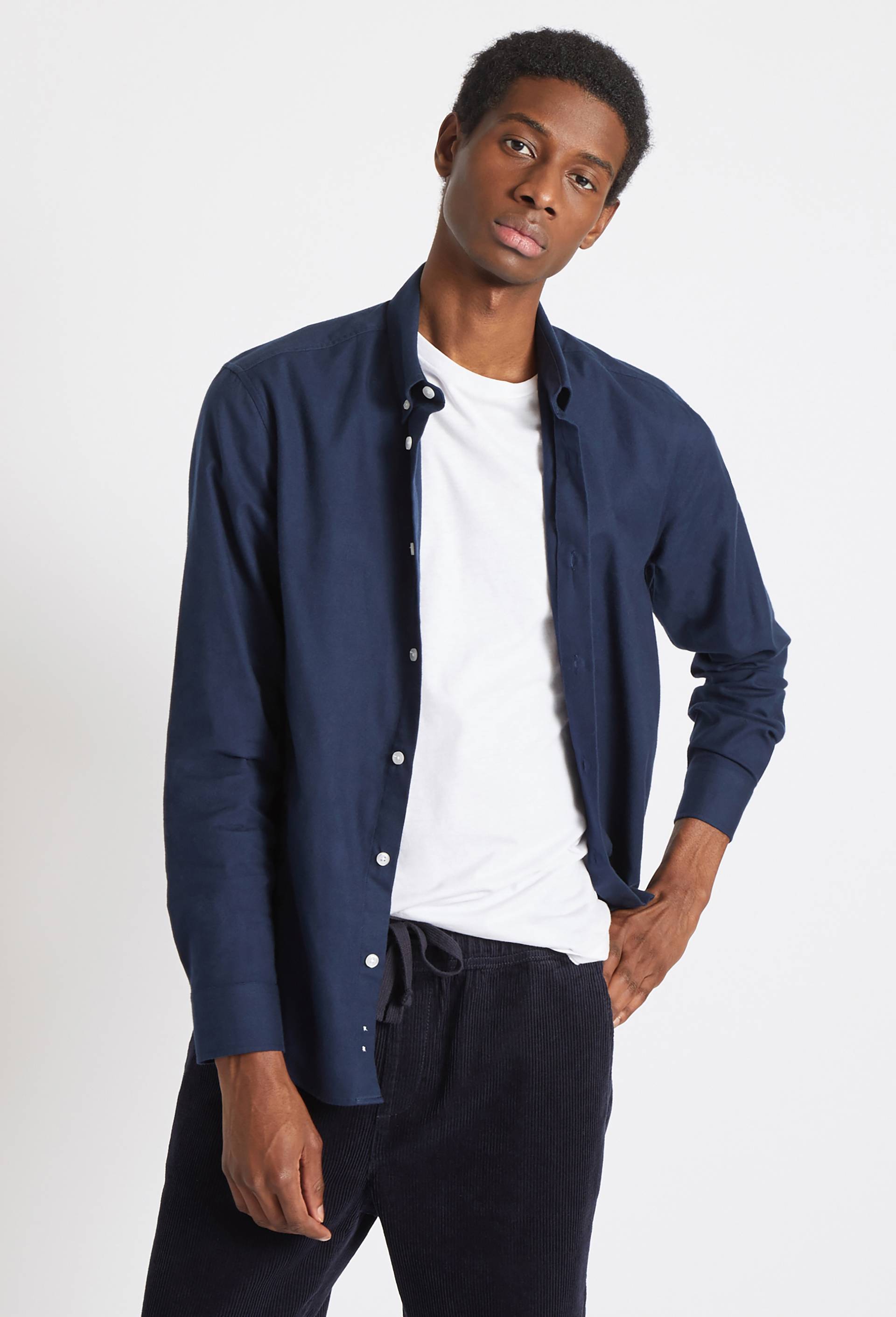 Chemise en flanelle, Bleu foncé, large image number 0.0