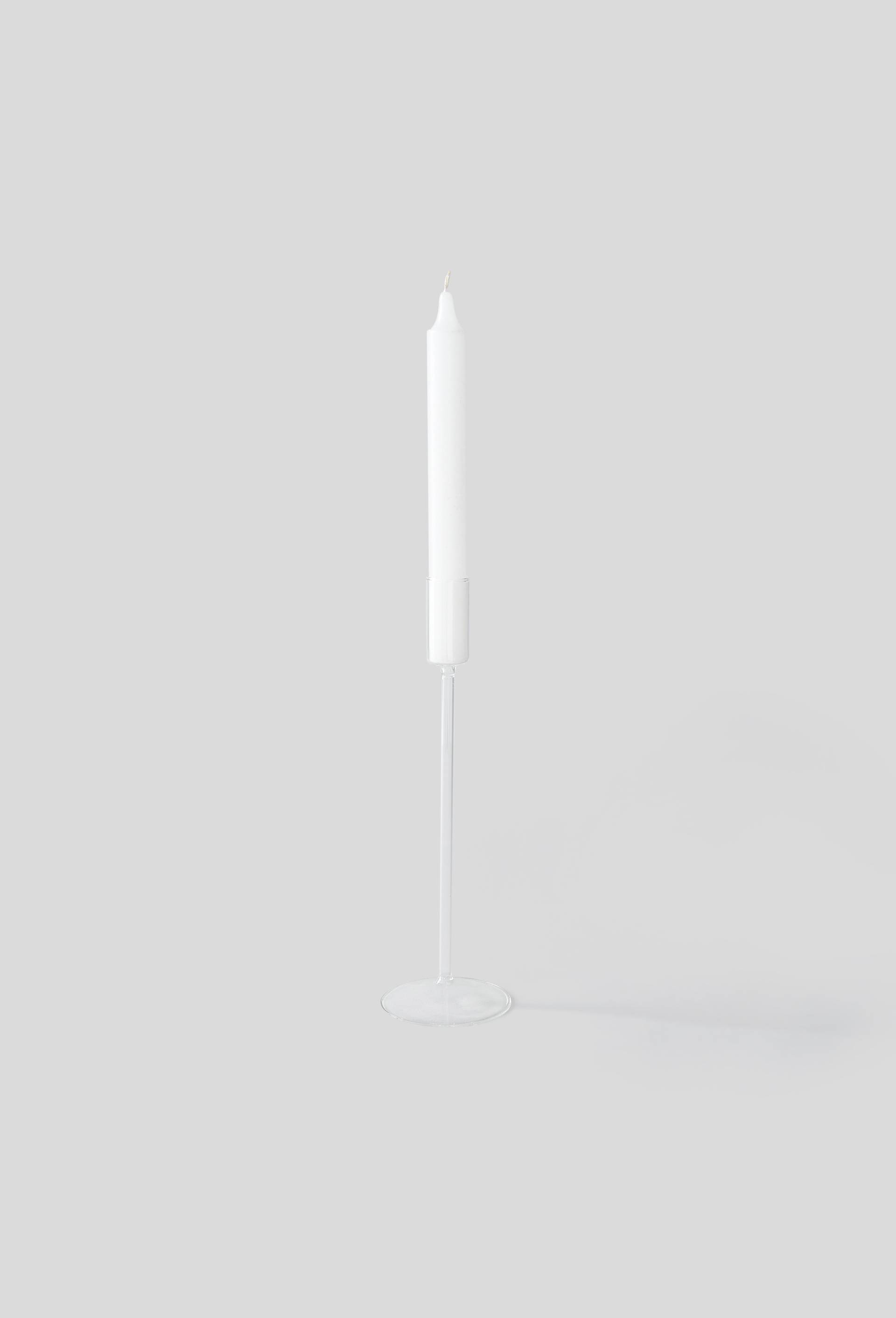 Bougeoir haut, grand modèle, Transparent, large image number 0