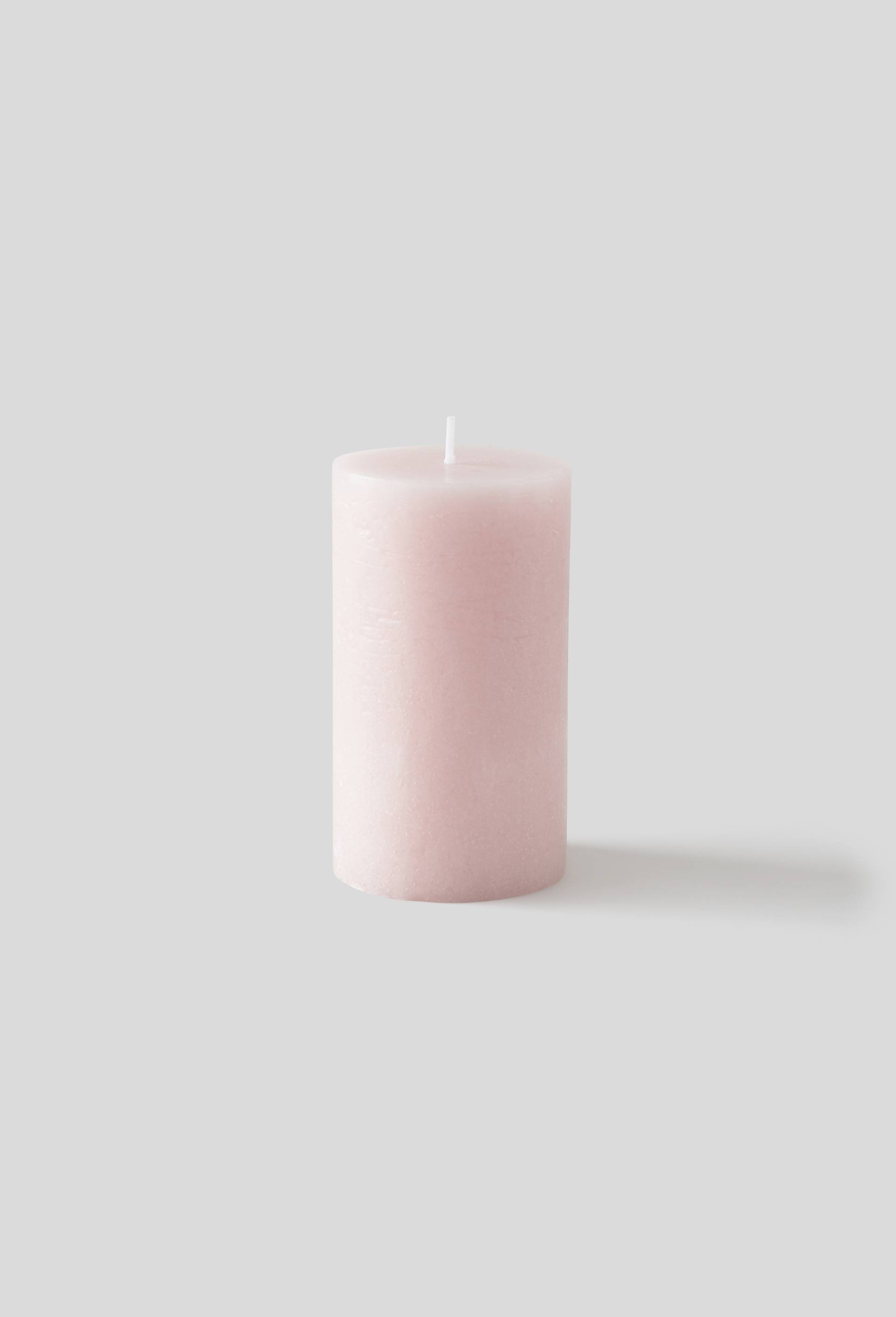 Bougie, 7x12cm, Rose clair, large image number 0