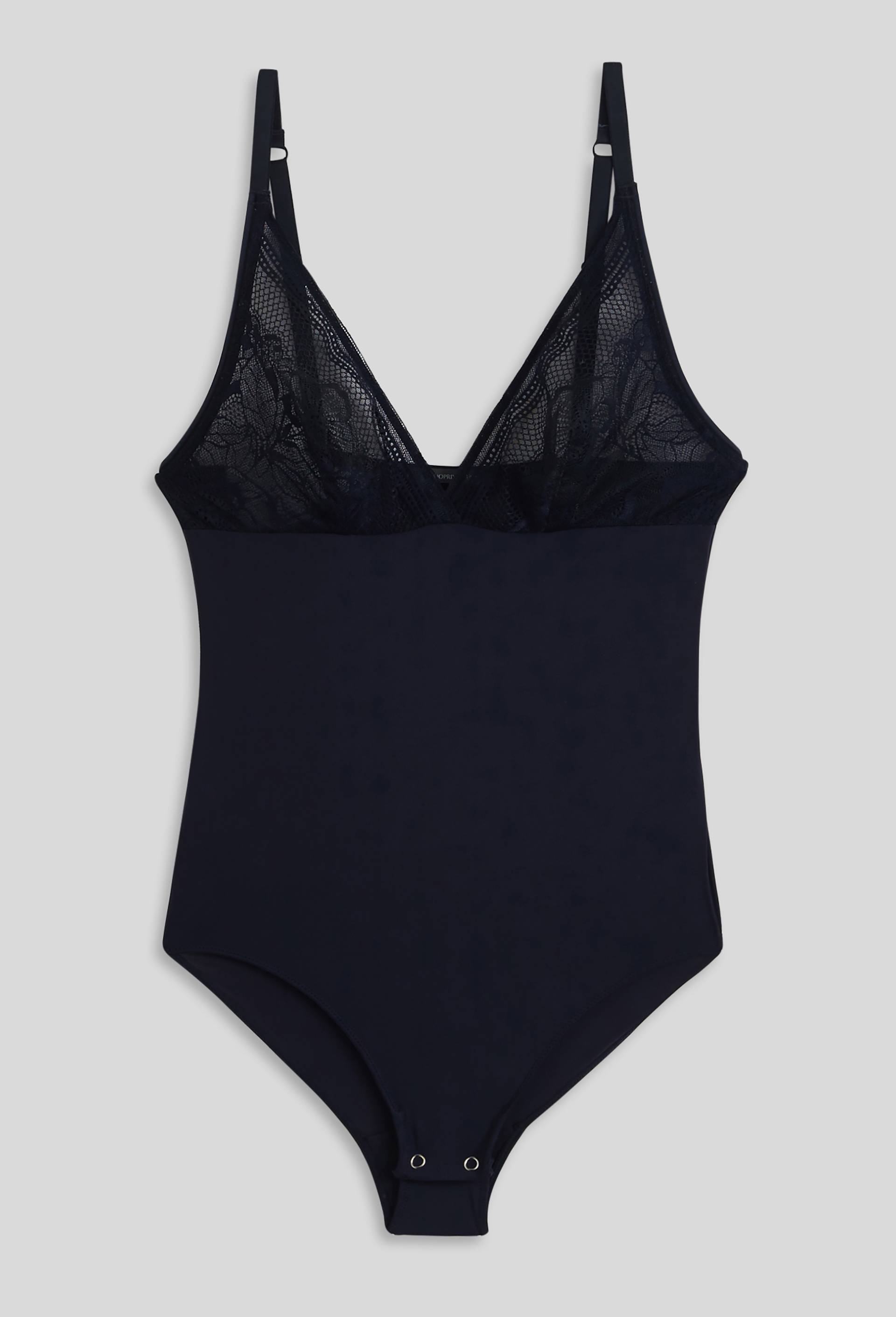 Body en dentelle, Bleu foncé, large image number 0
