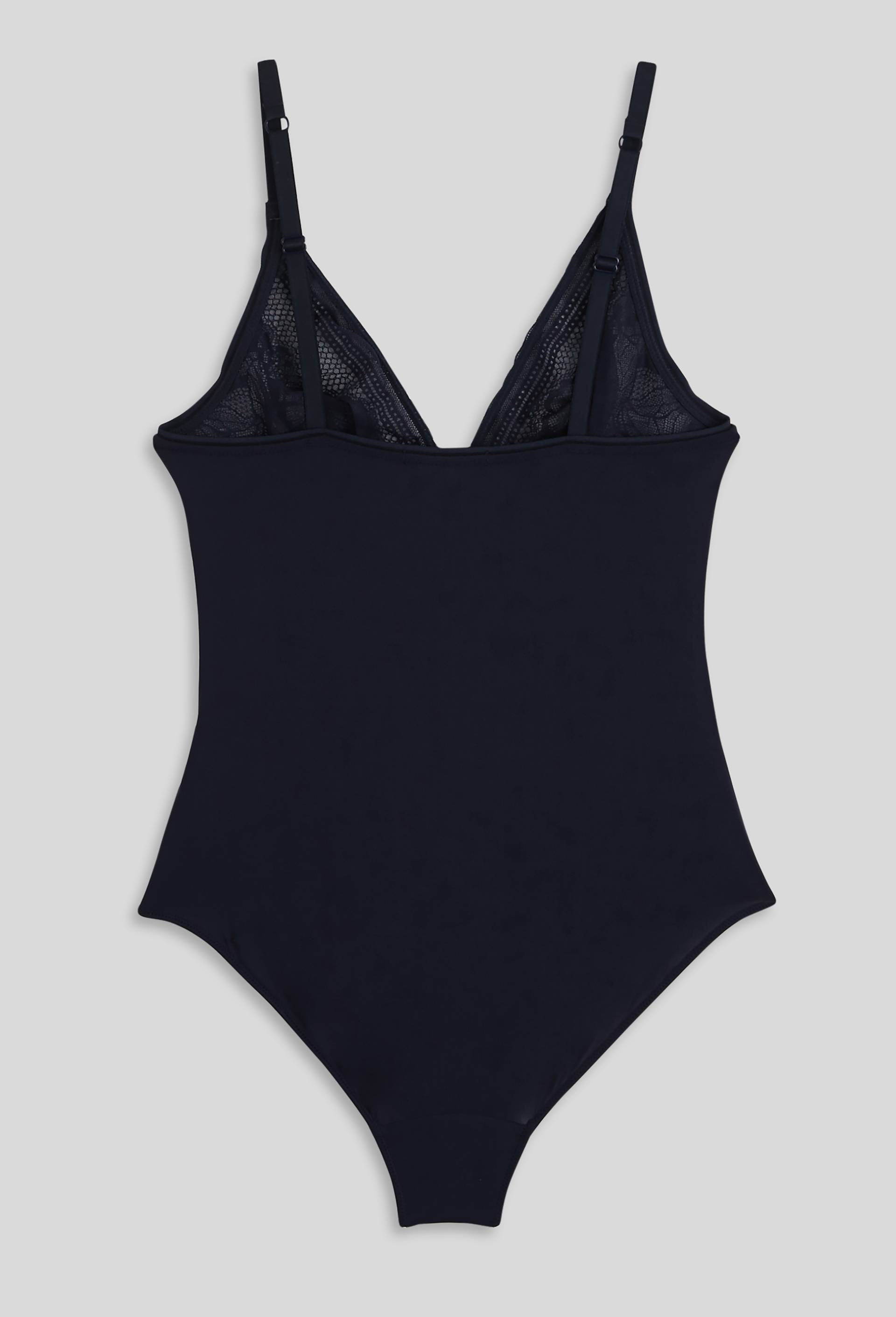 Body en dentelle, Bleu foncé, large image number 1
