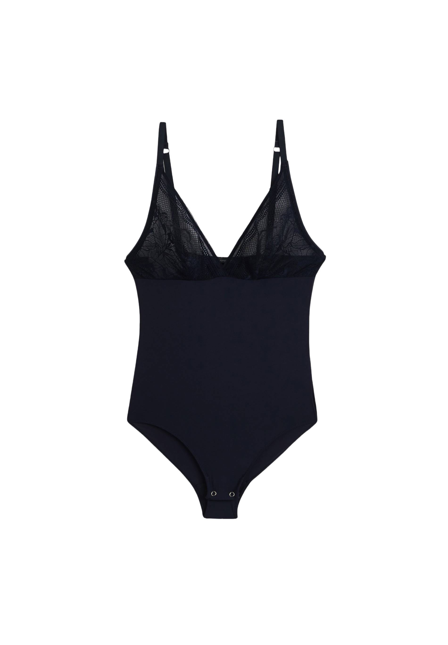 Body en dentelle, Bleu foncé, large image number 3