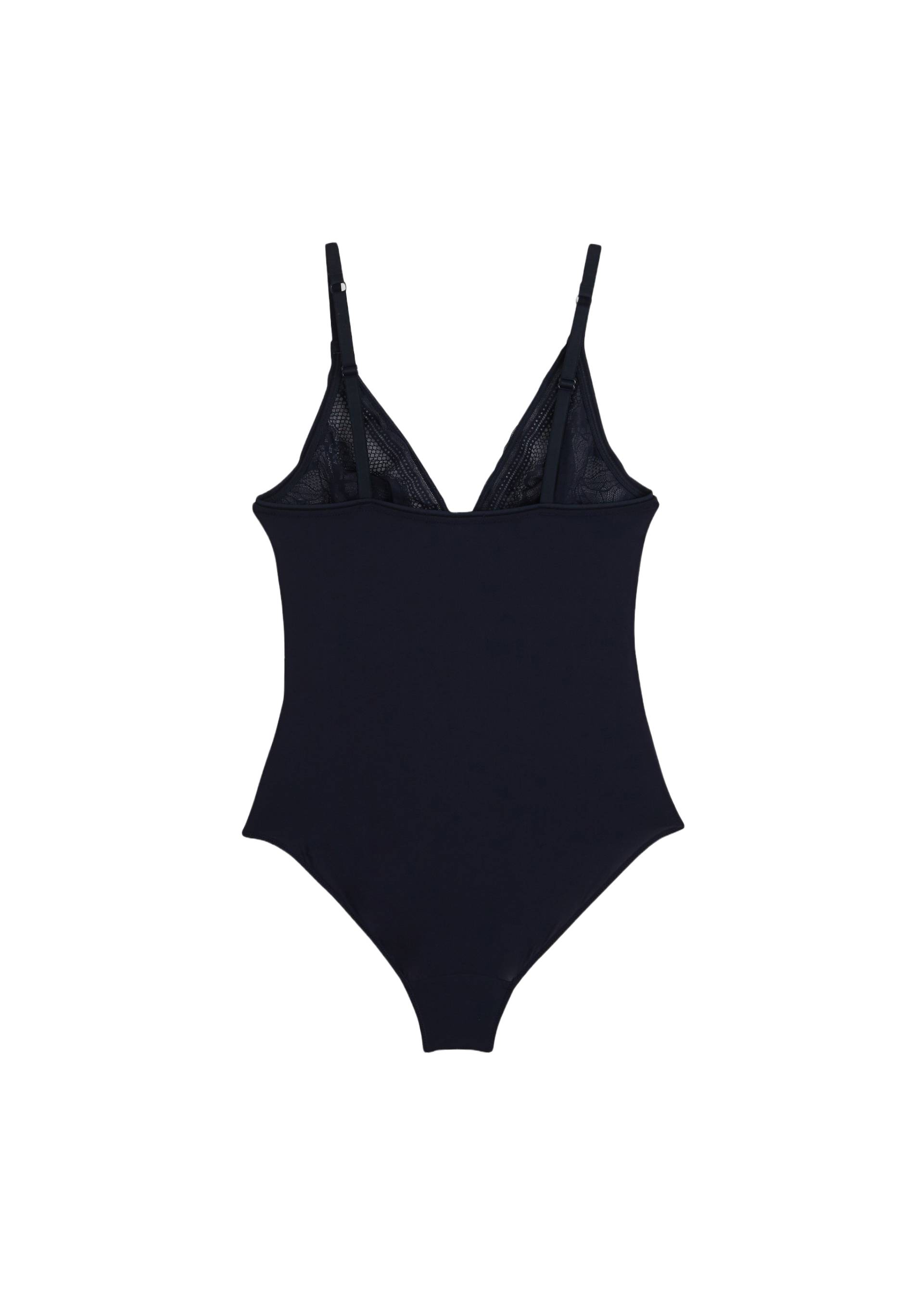 Body en dentelle, Bleu foncé, large image number 4