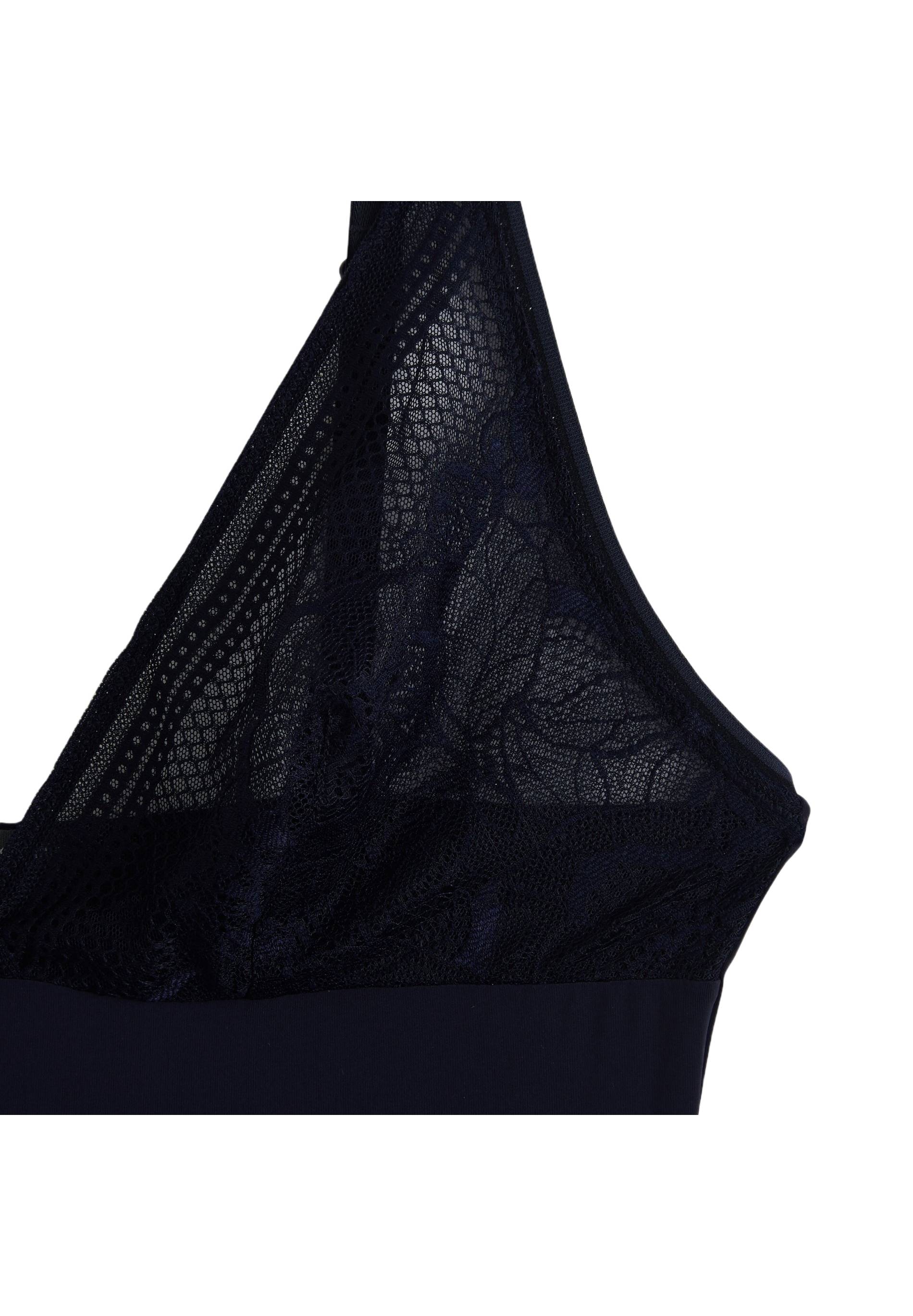 Body en dentelle, Bleu foncé, large image number 5.0