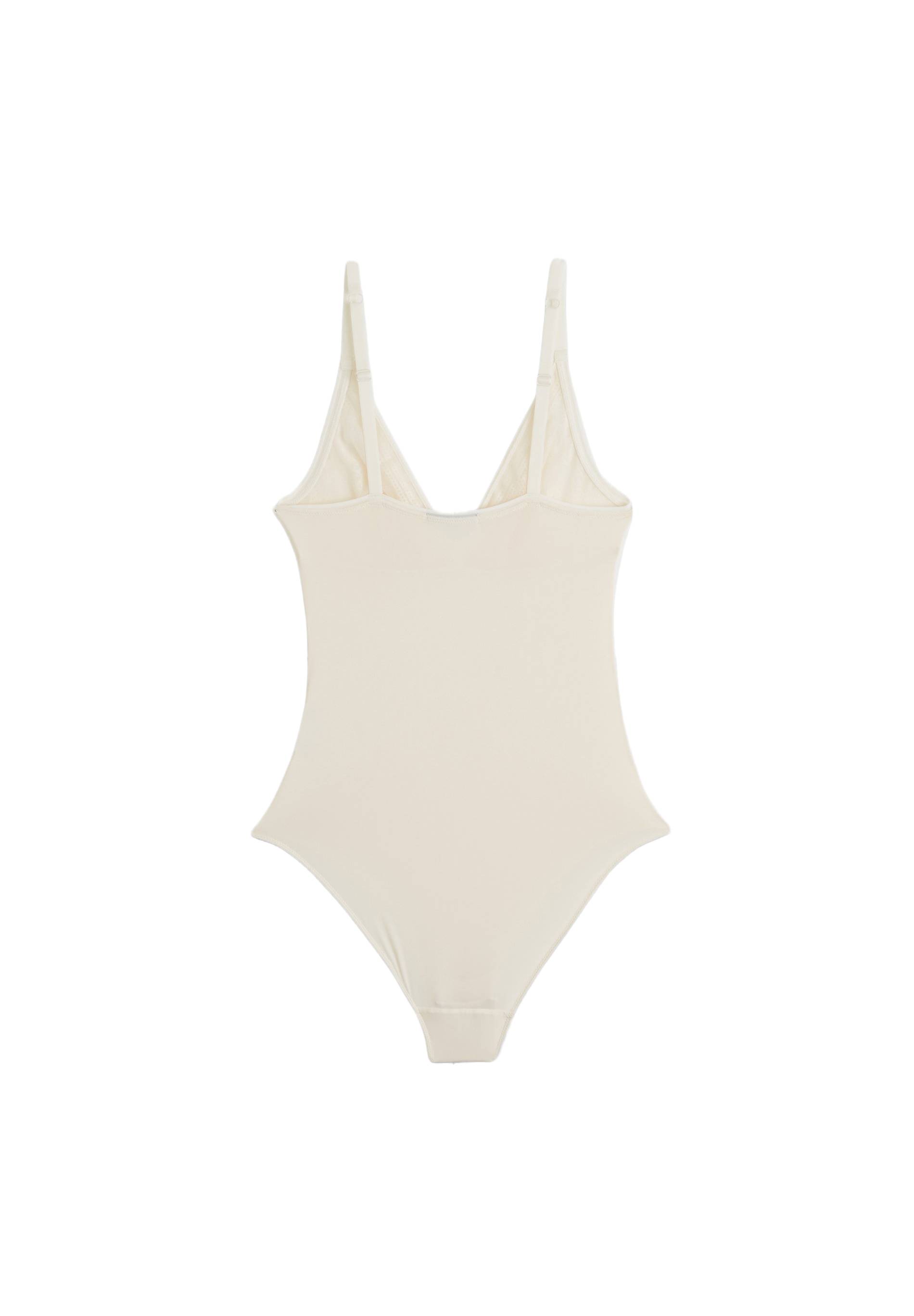 Body en dentelle, Beige clair, large image number 4.0