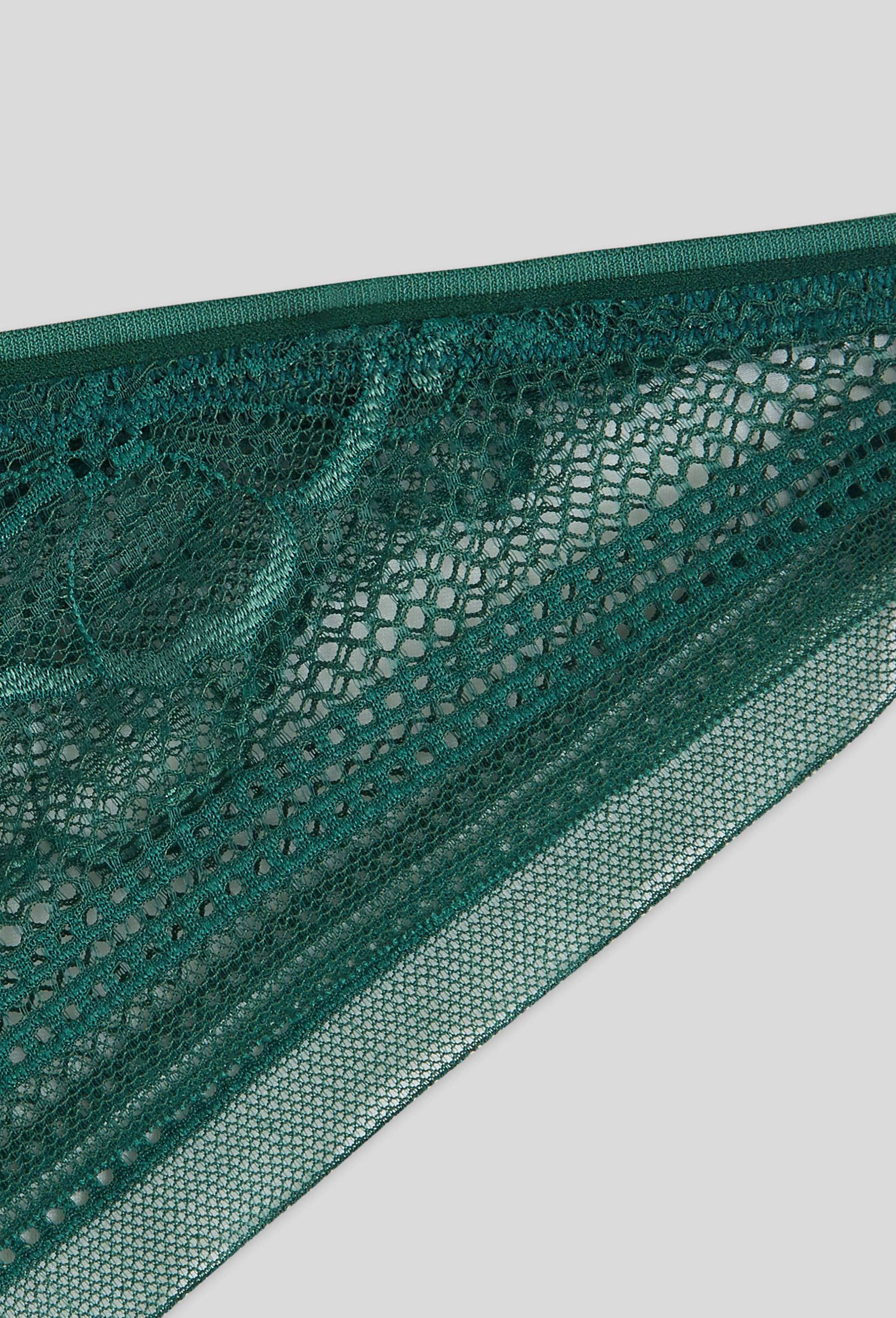 Tanga en dentelle, Vert, large image number 2