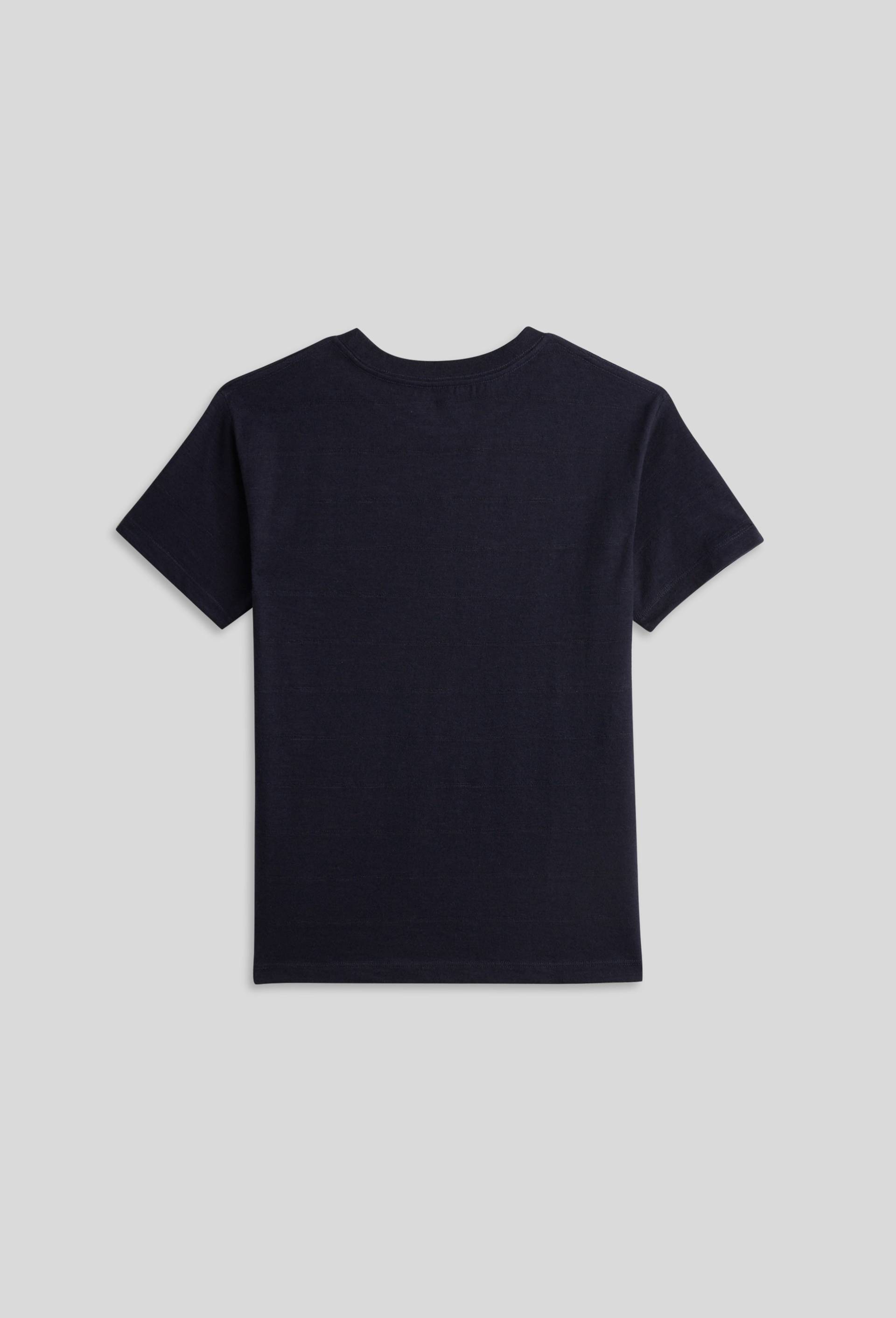 T-shirt manches courtes en coton BIO, Bleu foncé, large image number 2