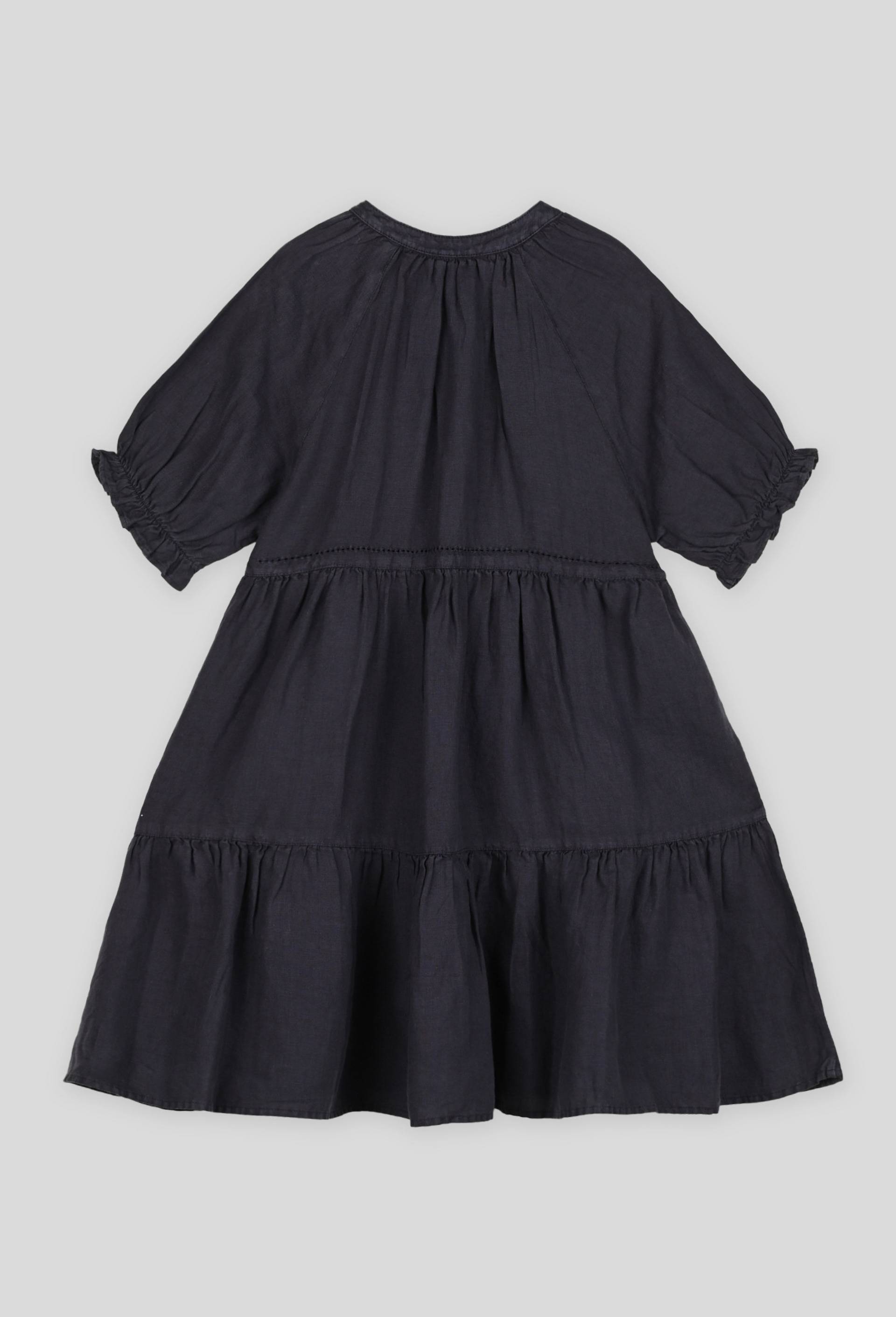 Robe en lin, Bleu foncé, large image number 1