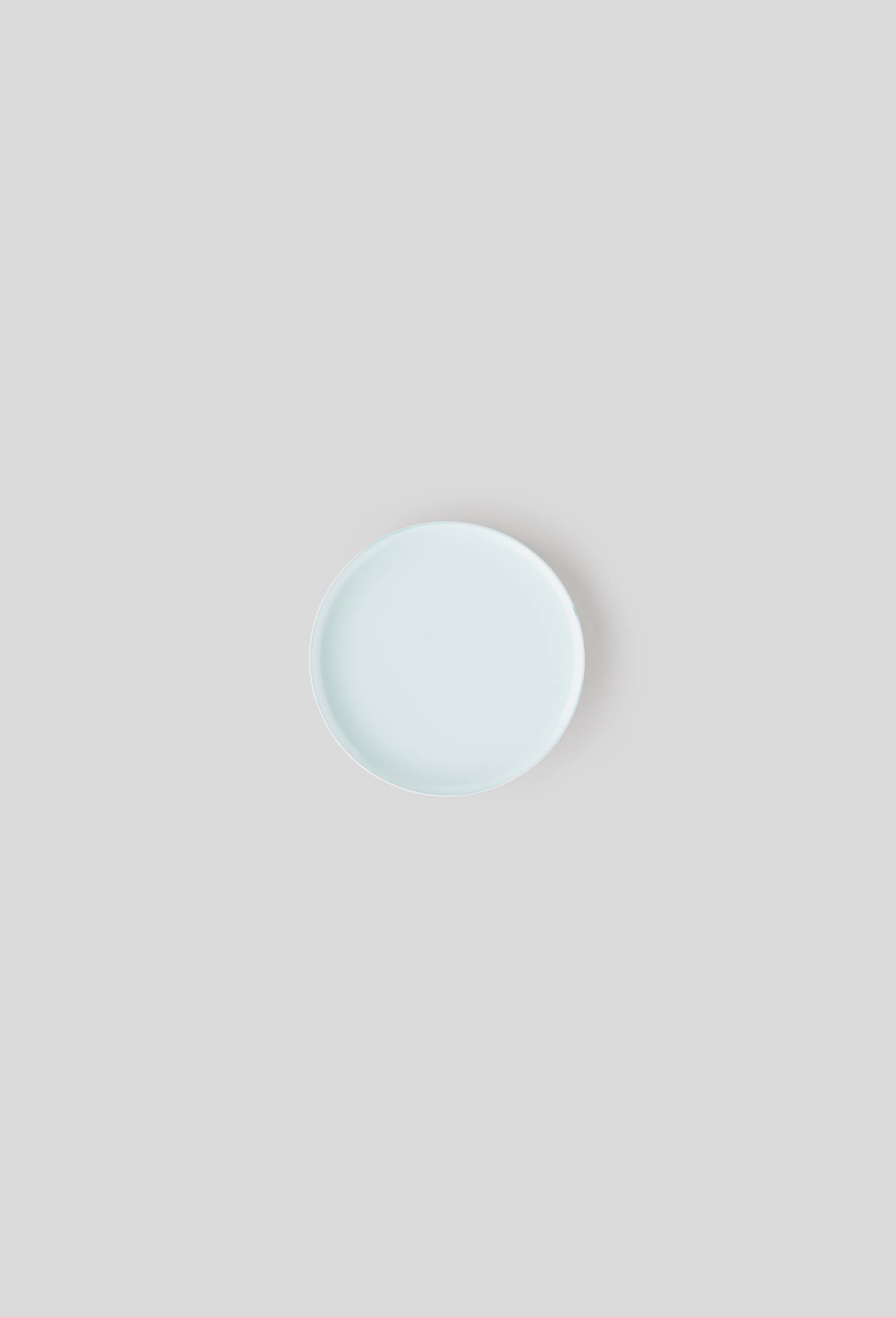 Plateau rond en métal coloré (4 tailles disponibles), Bleu clair, large image number 0.0