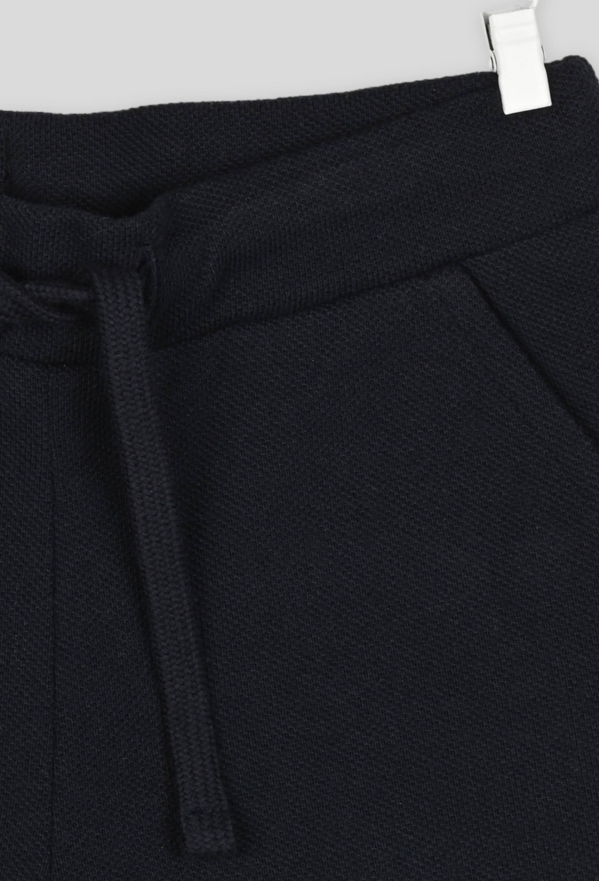 Short uni en piqué de coton BIO GOTS, BLEU, large image number 2.0