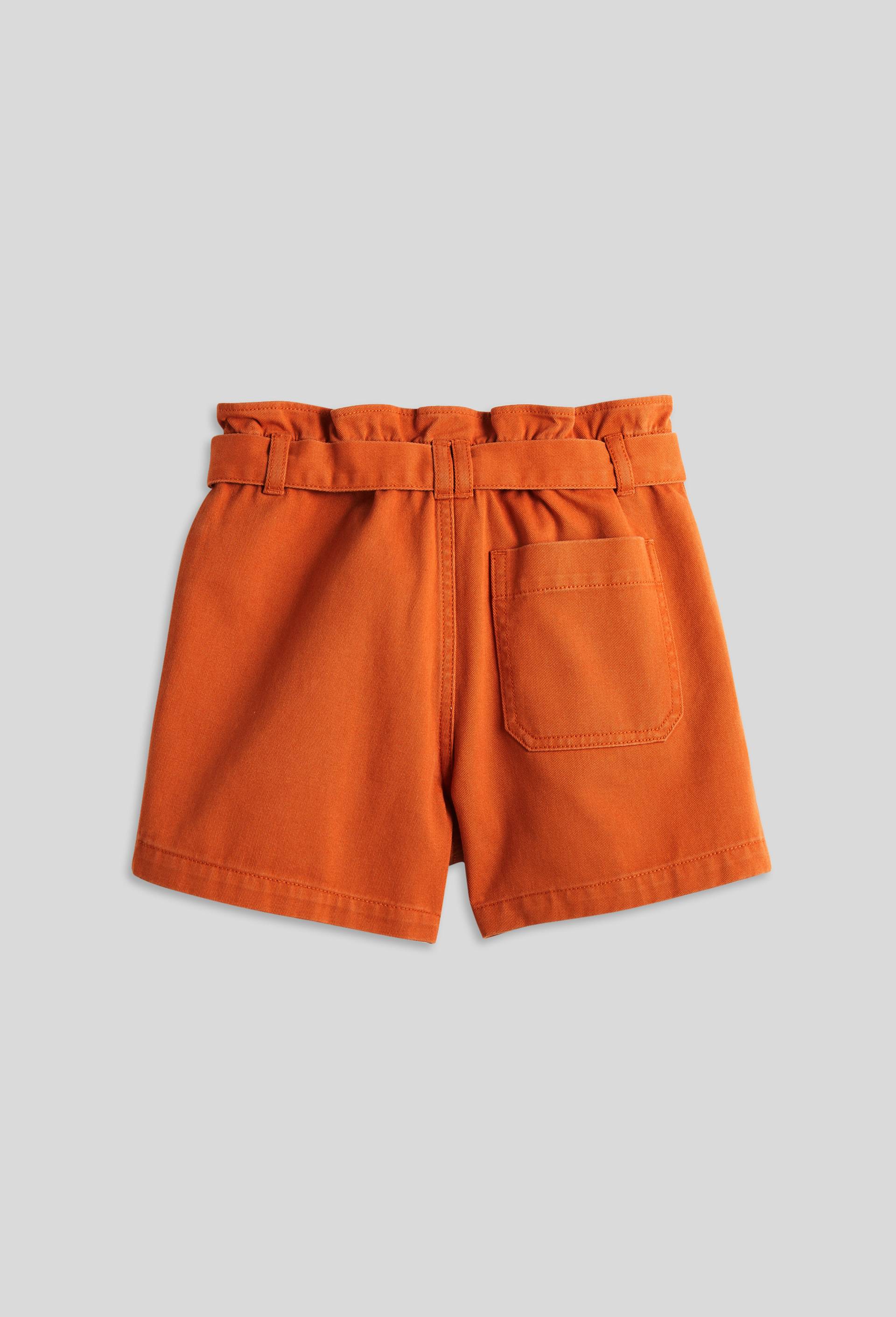 Short en twill ceinturé, Brun, large image number 2.0