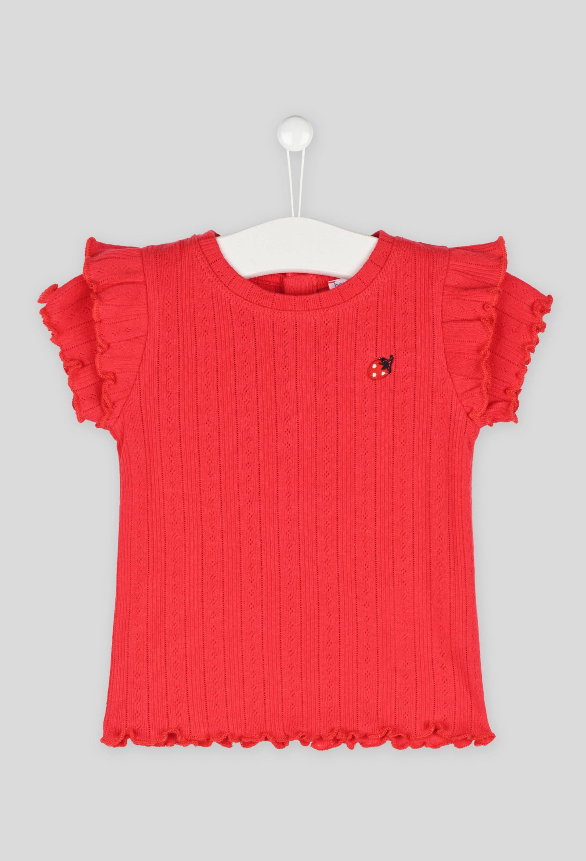 T-shirt manches courtes, Rouge, large image number 0