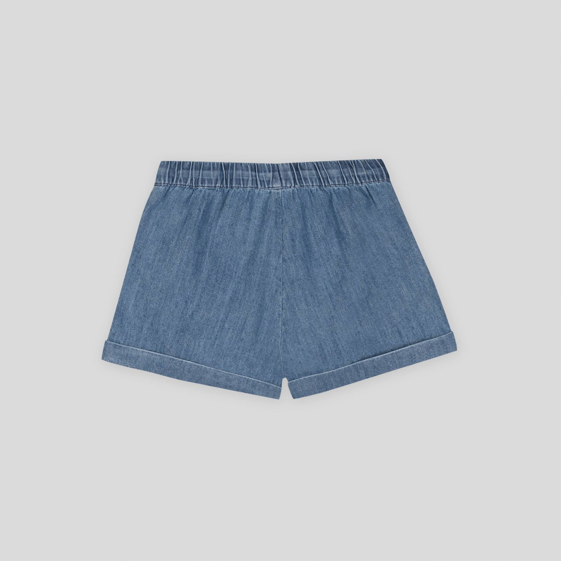 Short brodé, Bleu foncé, large image number 1