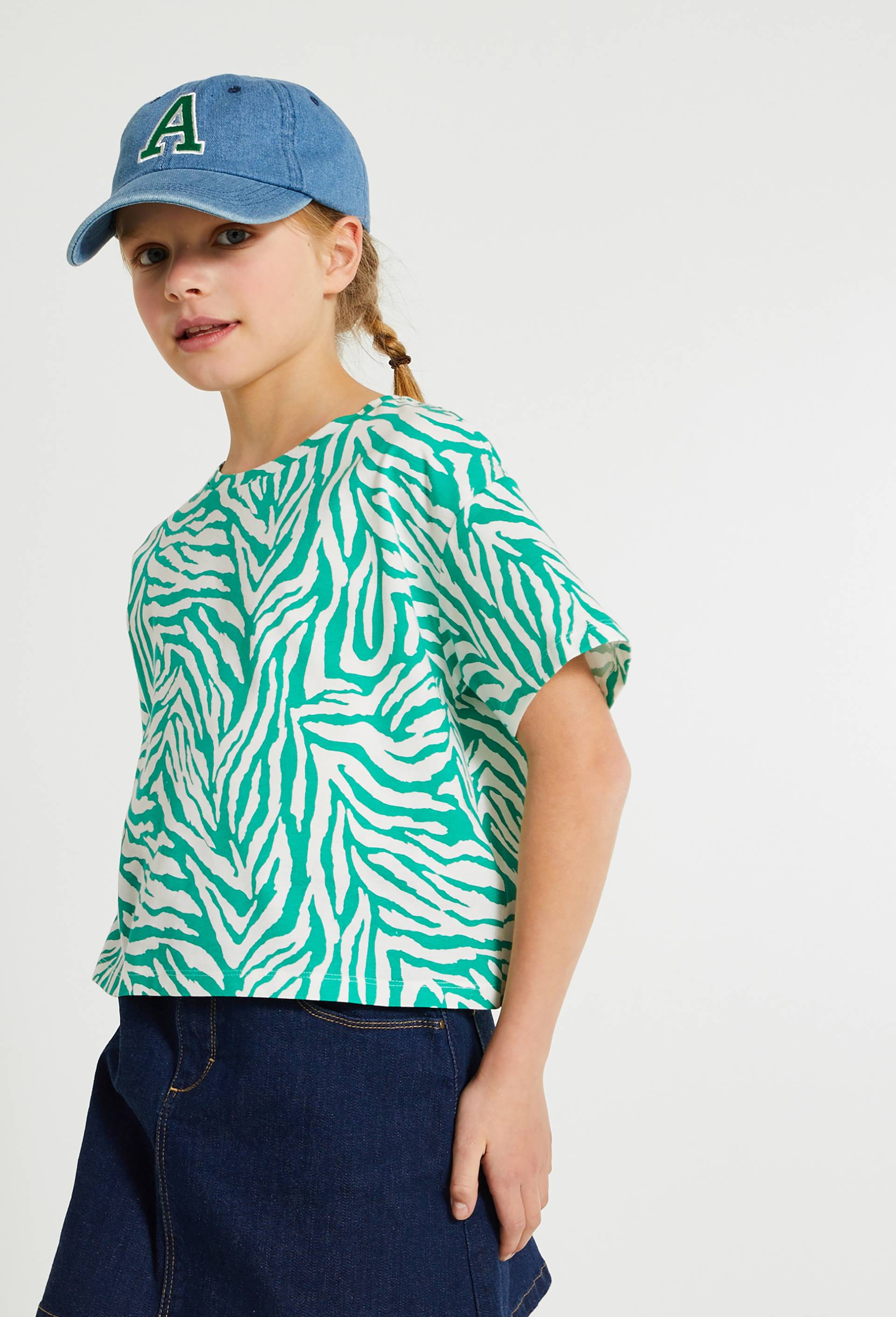 T-shirt manches courtes, Vert, large image number 0.0