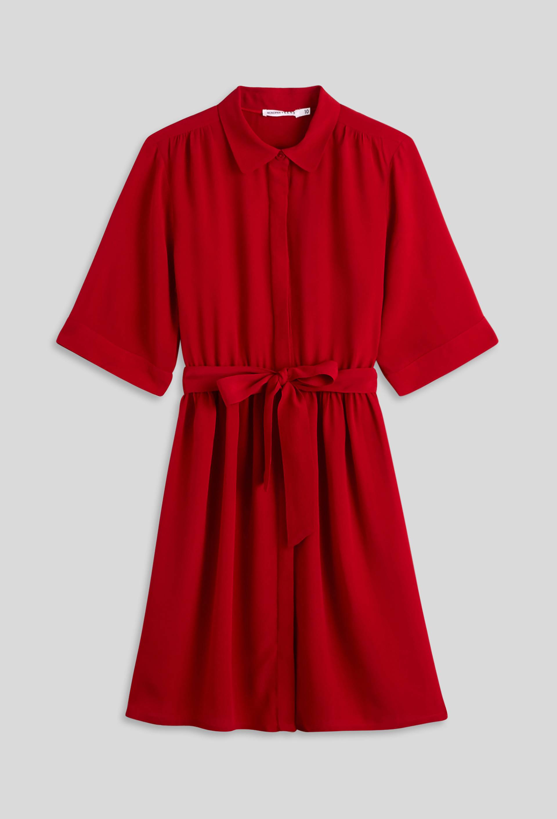 Robe en viscose, Rouge, large image number 1.0