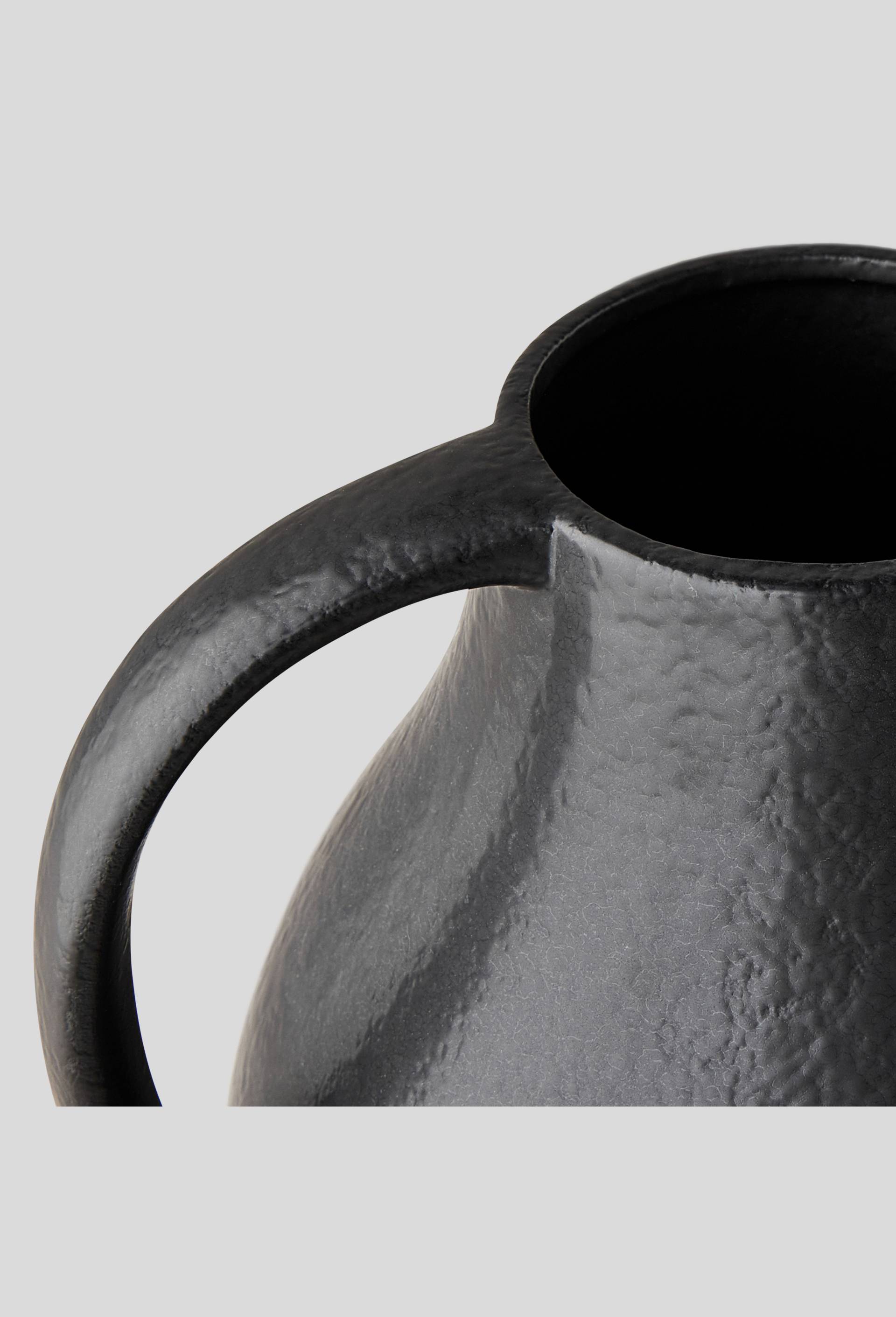 Vase lisse en céramique, Noir, large image number 1.0