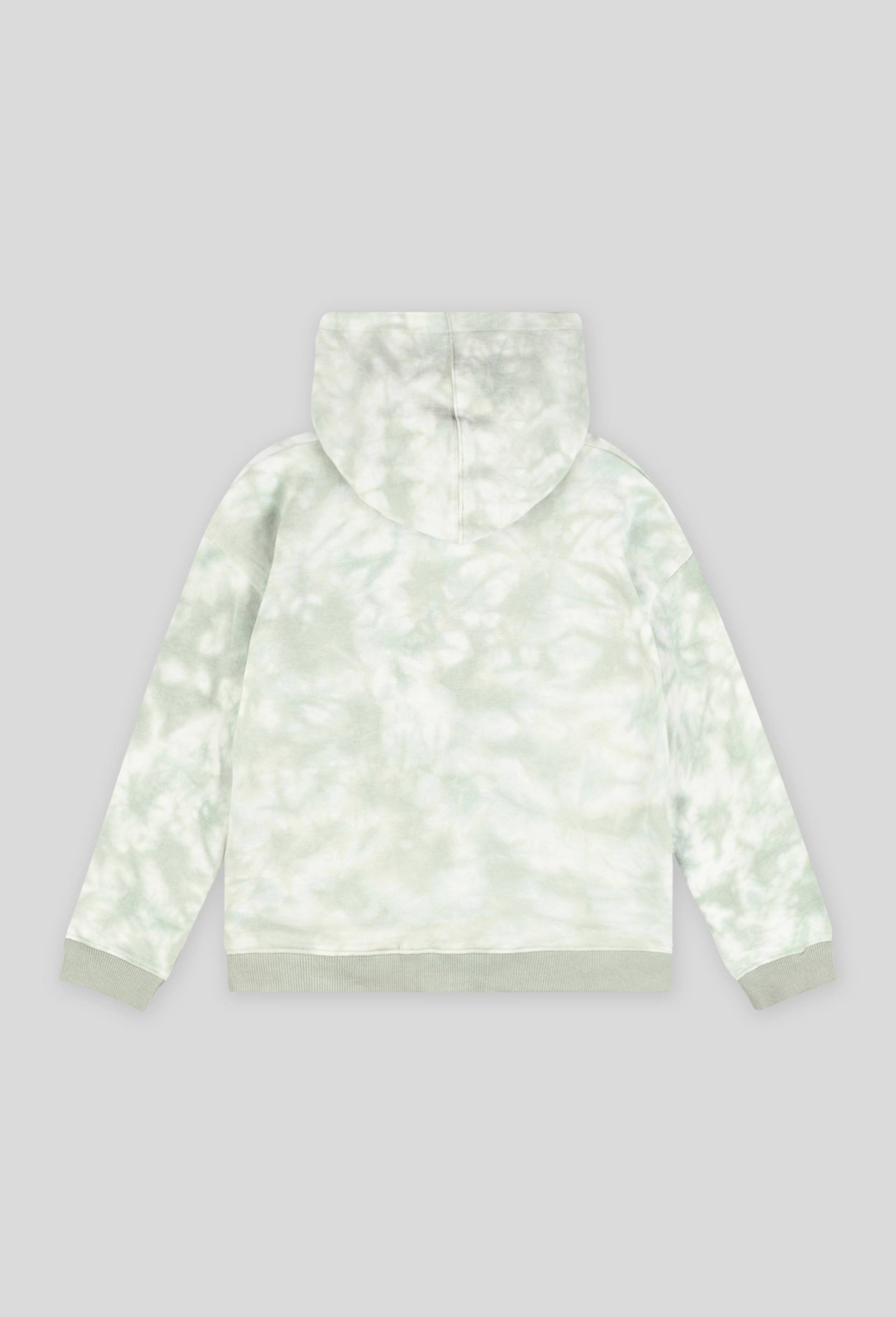 Sweat zip garçon tie and dye, Vert foncé, large image number 1.0