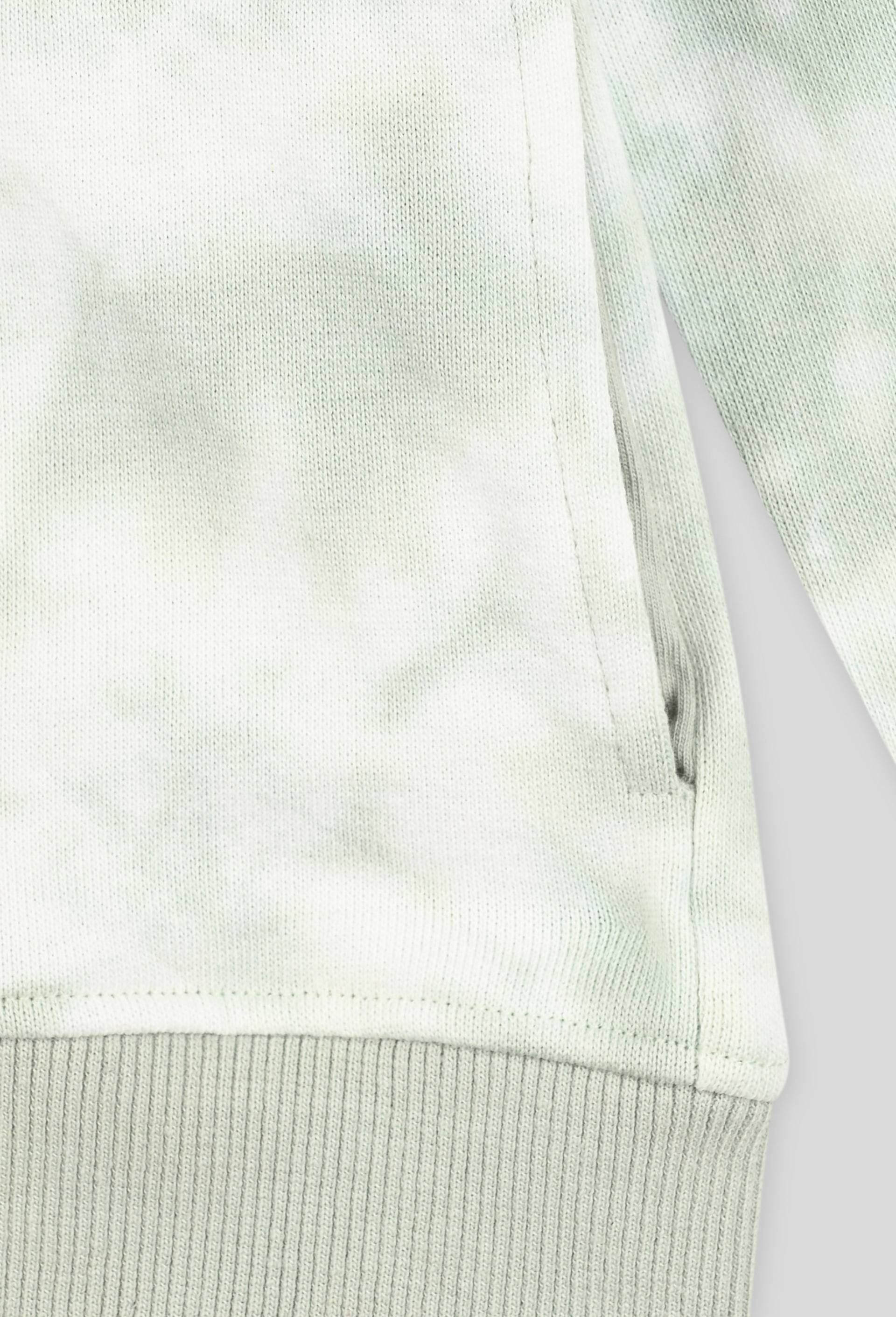 Sweat zip garçon tie and dye, Vert foncé, large image number 2.0