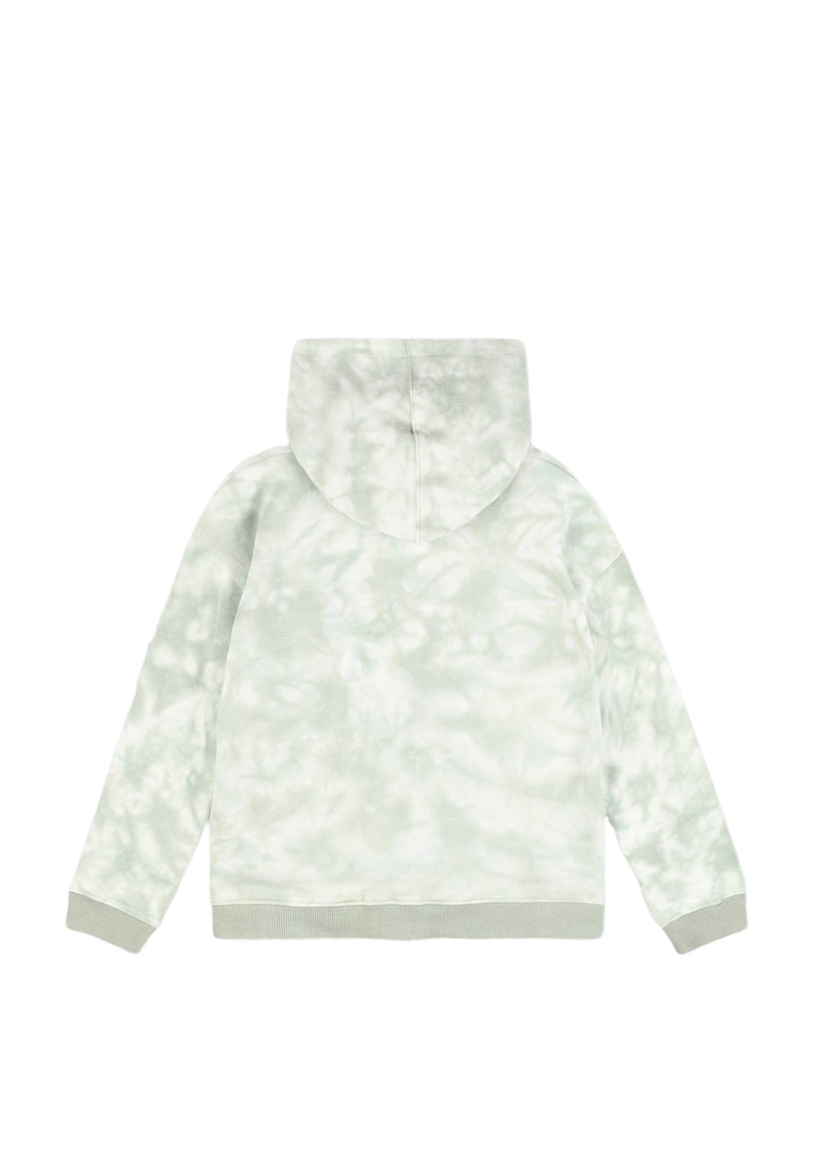Sweat zip garçon tie and dye, Vert foncé, large image number 3