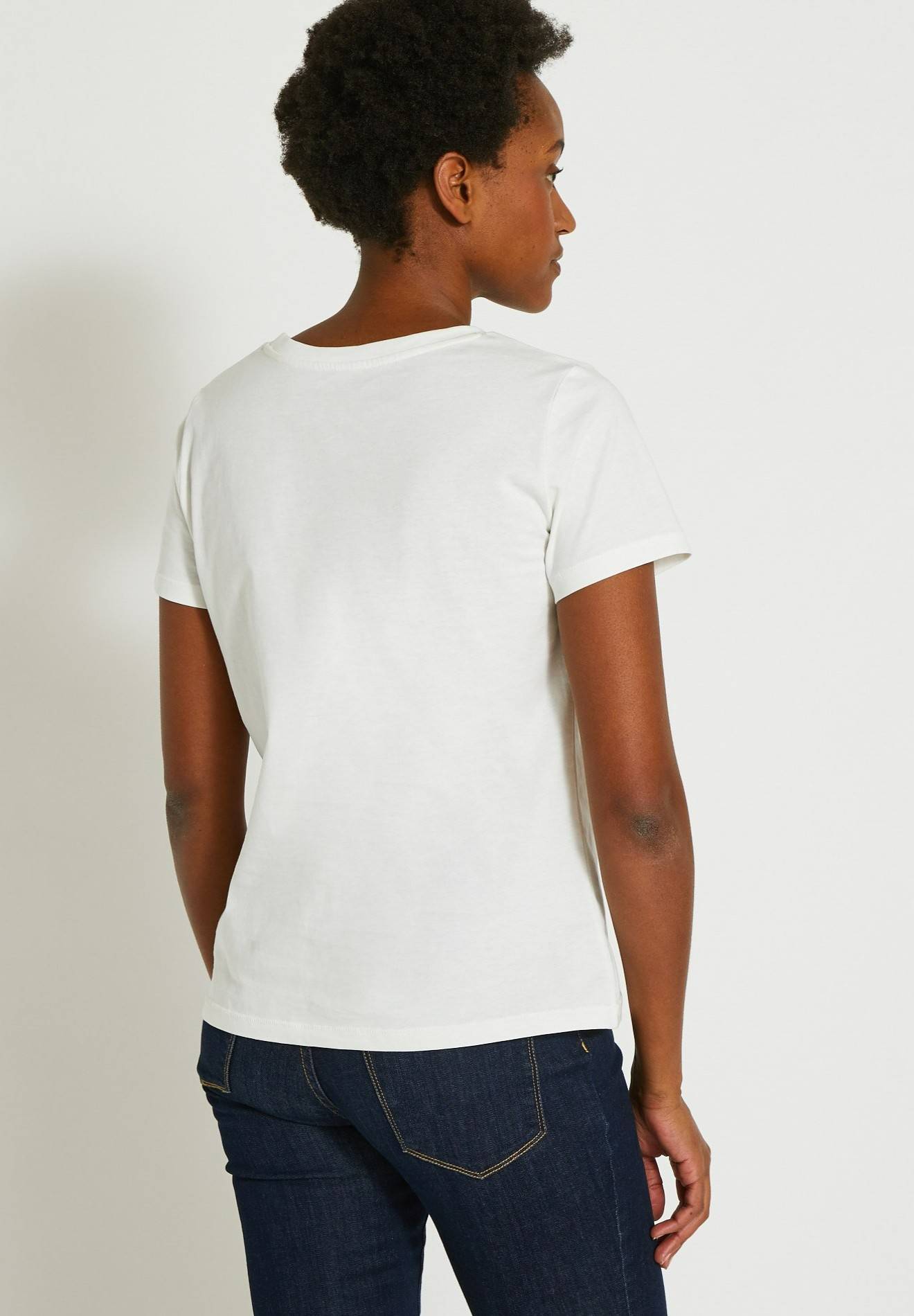 Tee shirt en coton BIO, Ecru, large image number 4