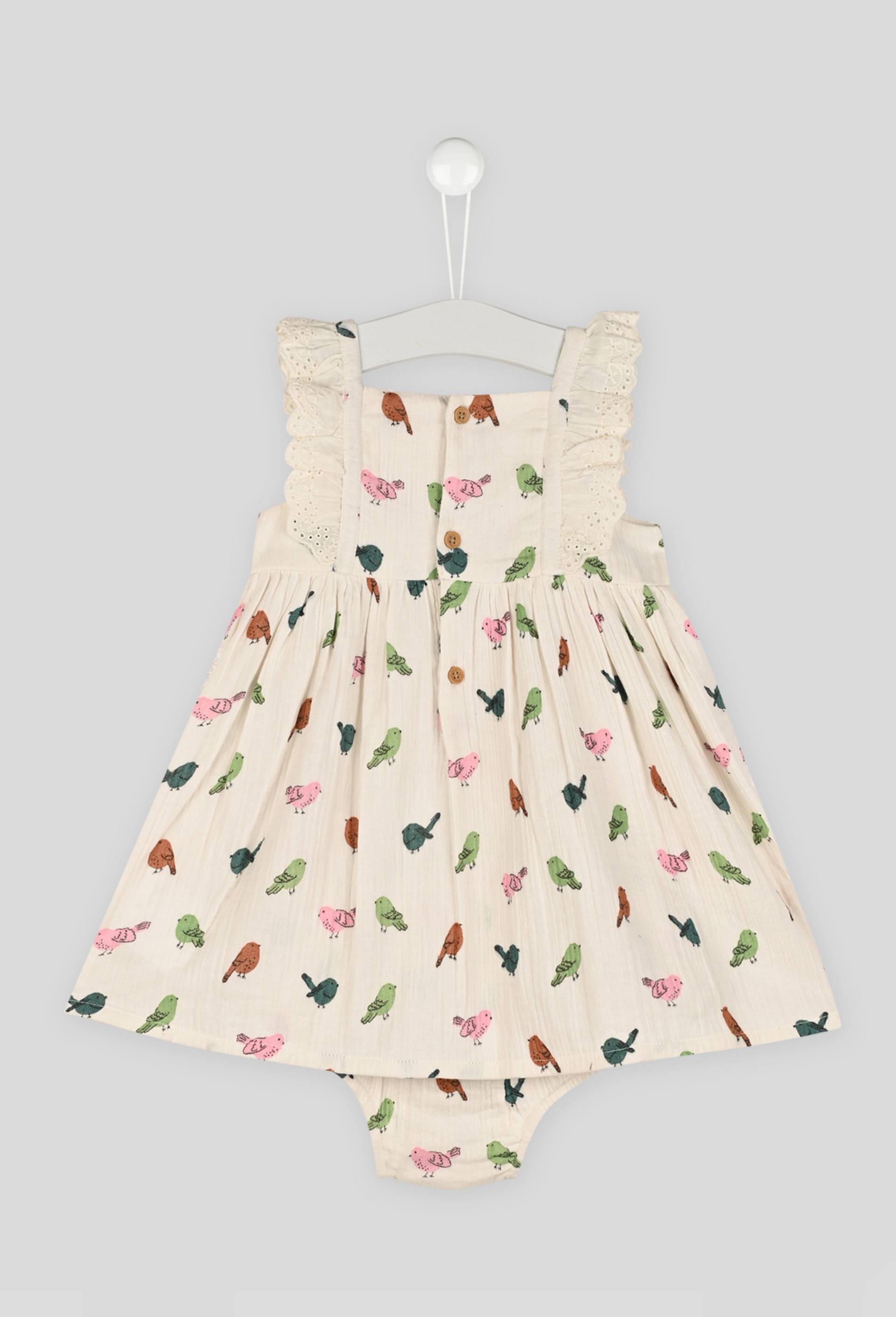 Robe imprimée, Ecru, large image number 1