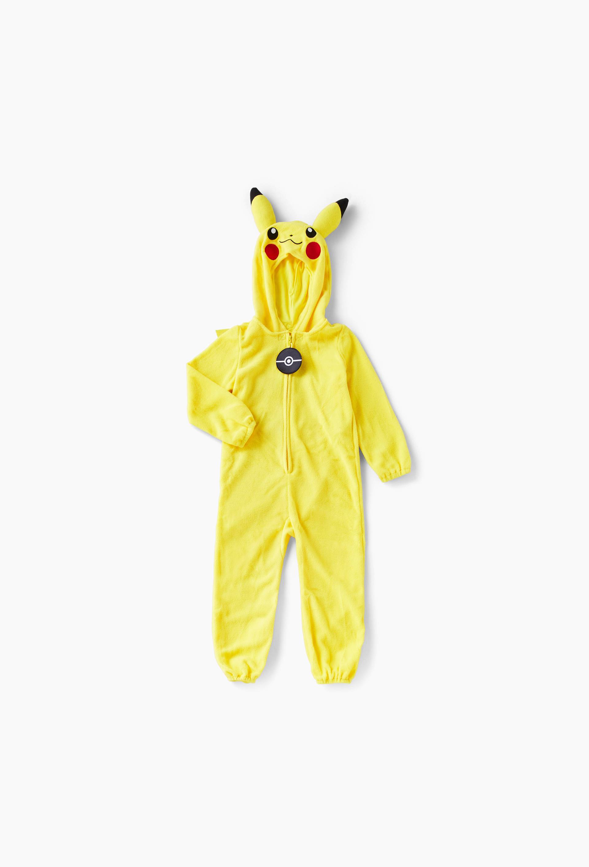 Déguisement Pokémon, Pikachu, 6-8 ans, Jaune, large image number 0