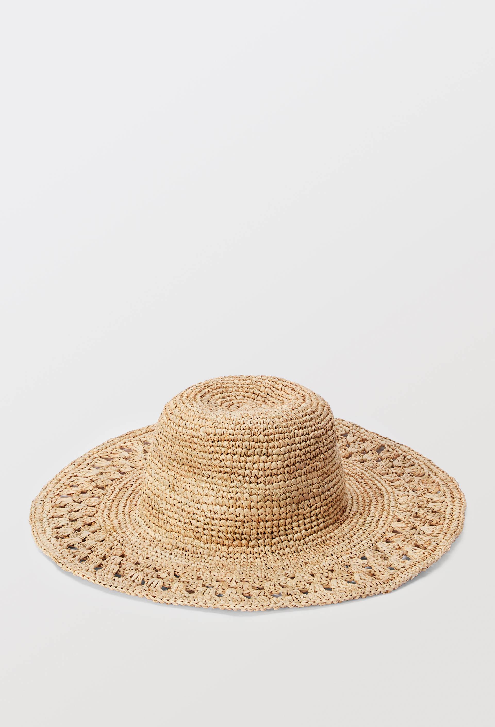 Chapeau en raphia, Beige clair, large image number 0