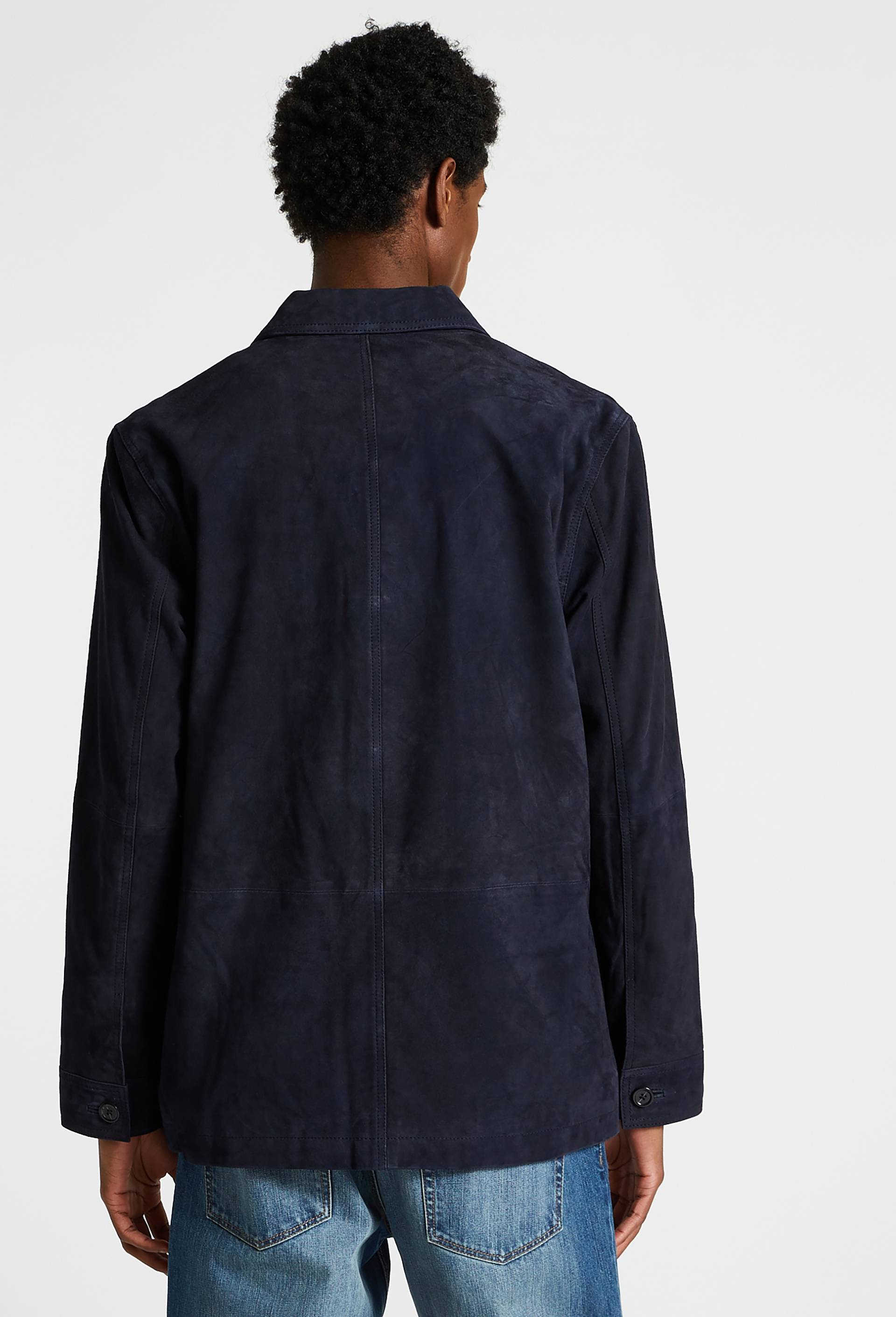 Veste en cuir, Bleu foncé, large image number 1