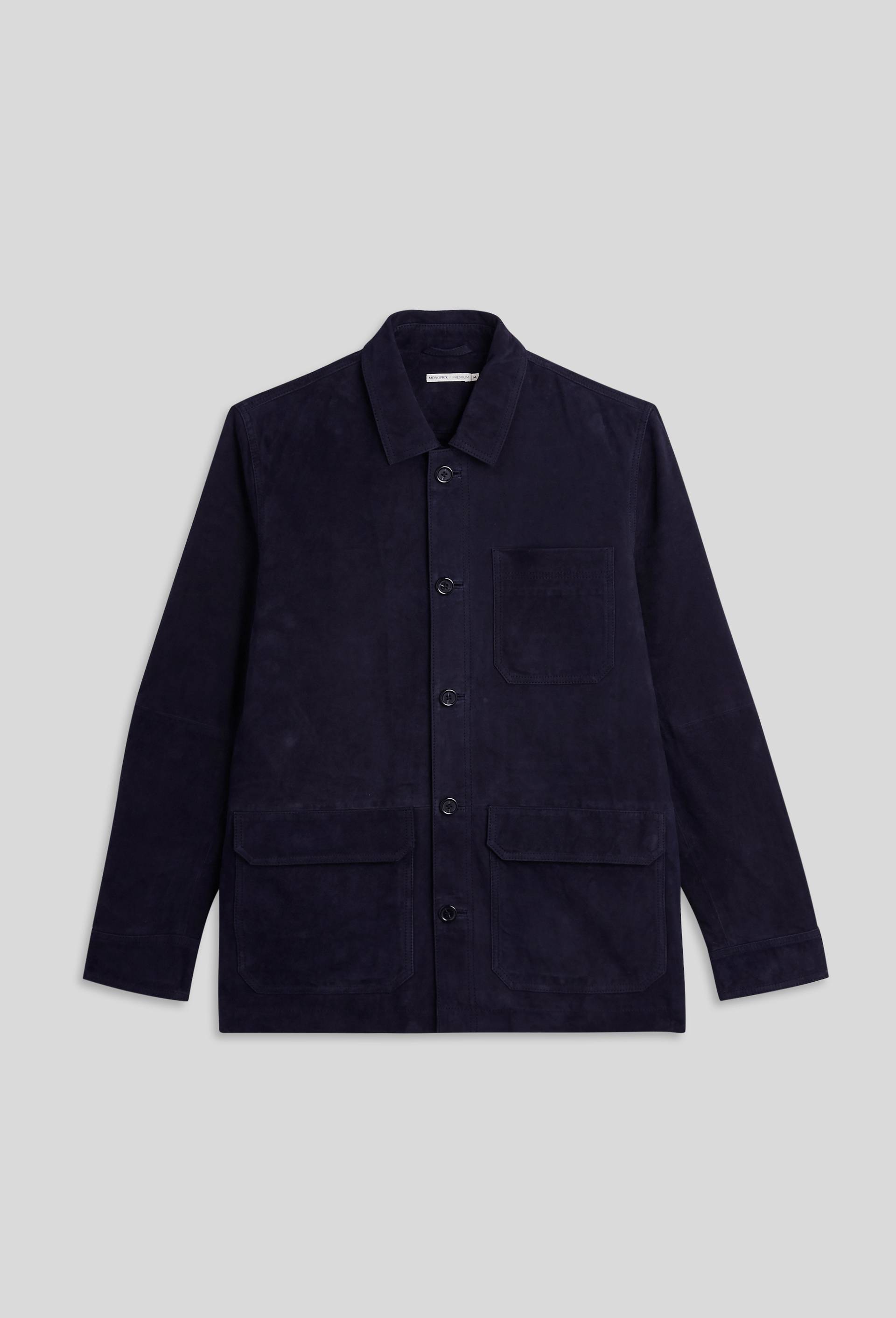 Veste en cuir, Bleu foncé, large image number 2