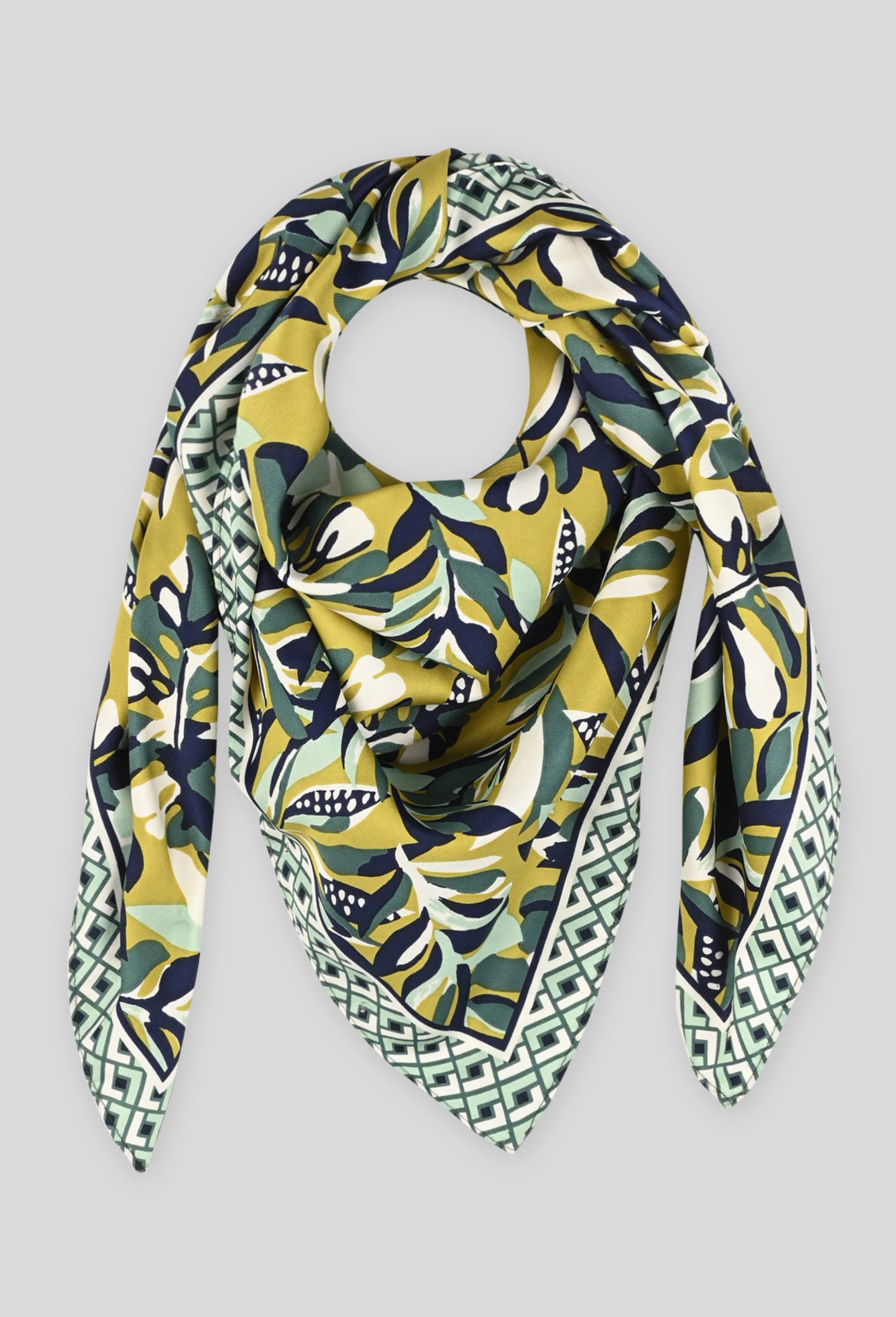 Carré imprimé, Vert, large image number 0.0