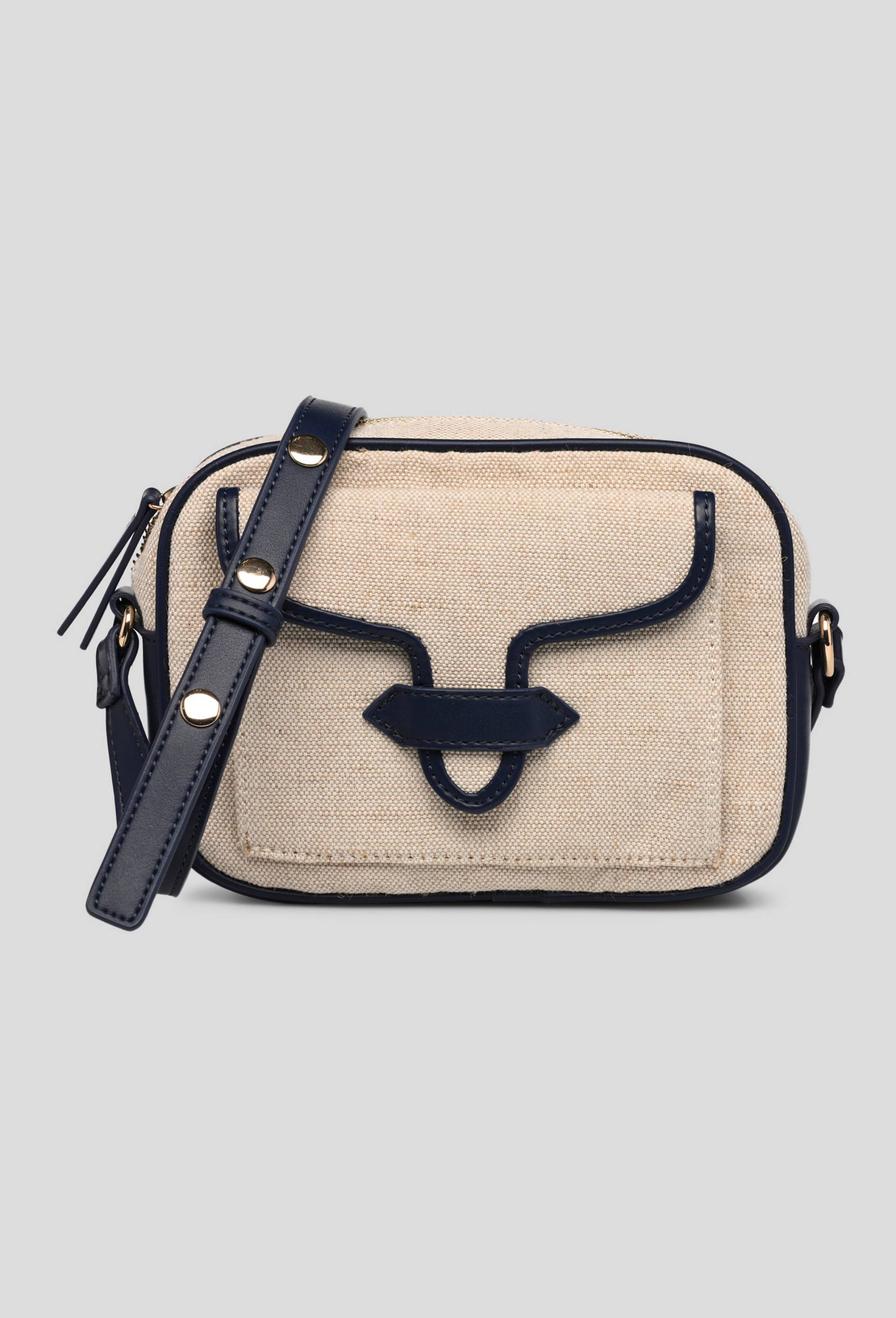 Sac à bandoulière en toile, Beige clair, large image number 0