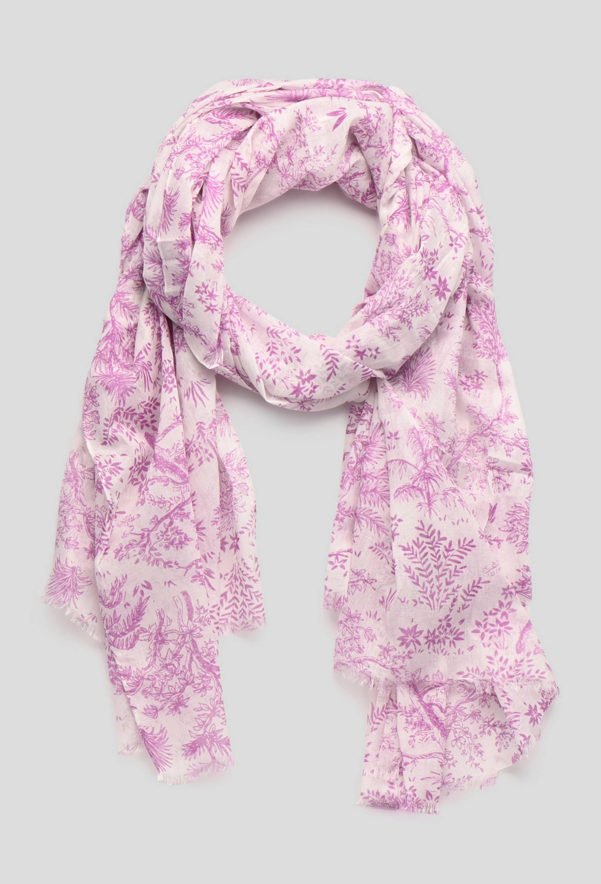 Etole toile de jouy, Violet clair, large image number 0