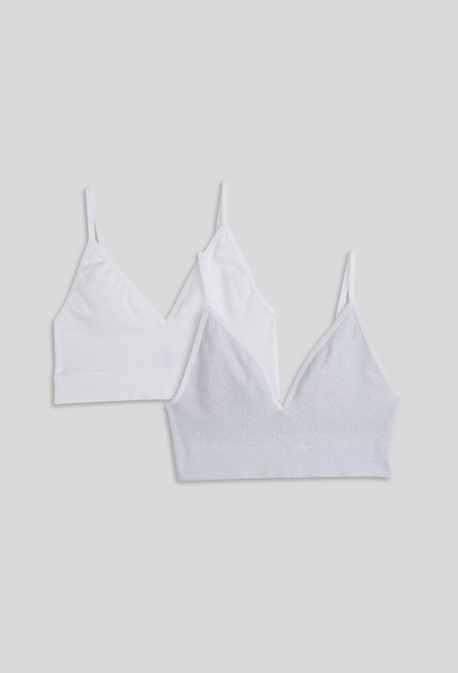 Lot de 2 brassière LISA, Oeko-Tex, Blanc, large image number 0