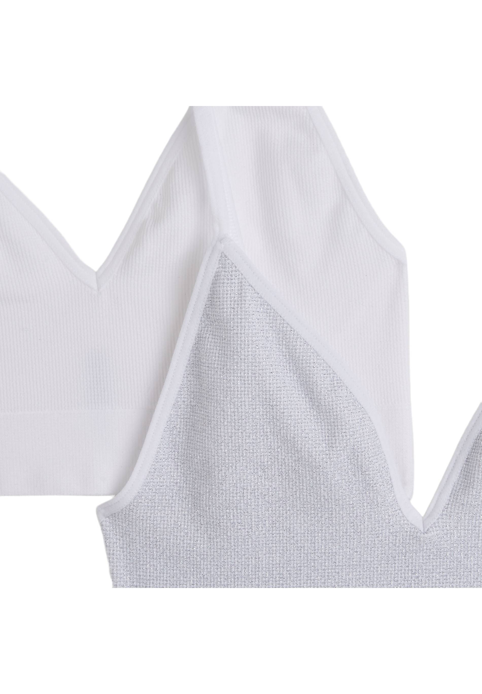 Lot de 2 brassière LISA, Oeko-Tex, Blanc, large image number 3