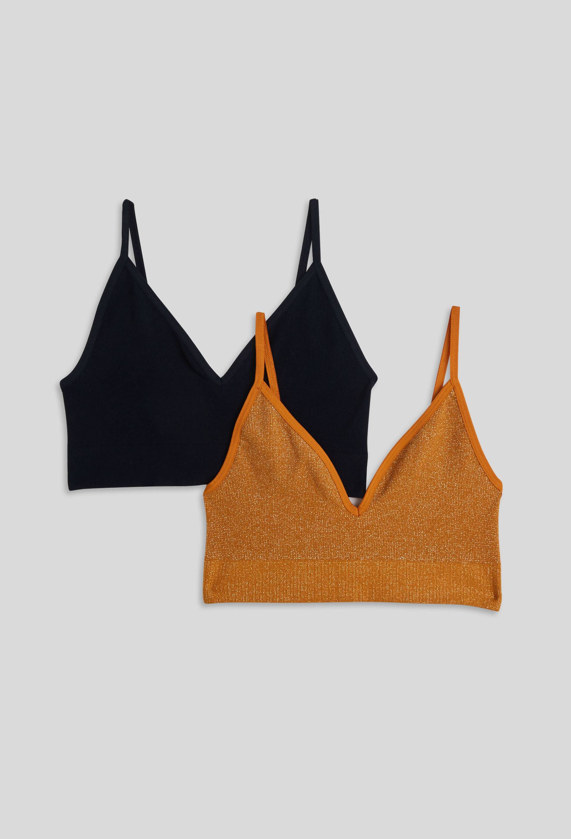 Lot de 2 brassière LISA, Oeko-Tex, Bleu foncé, large image number 0