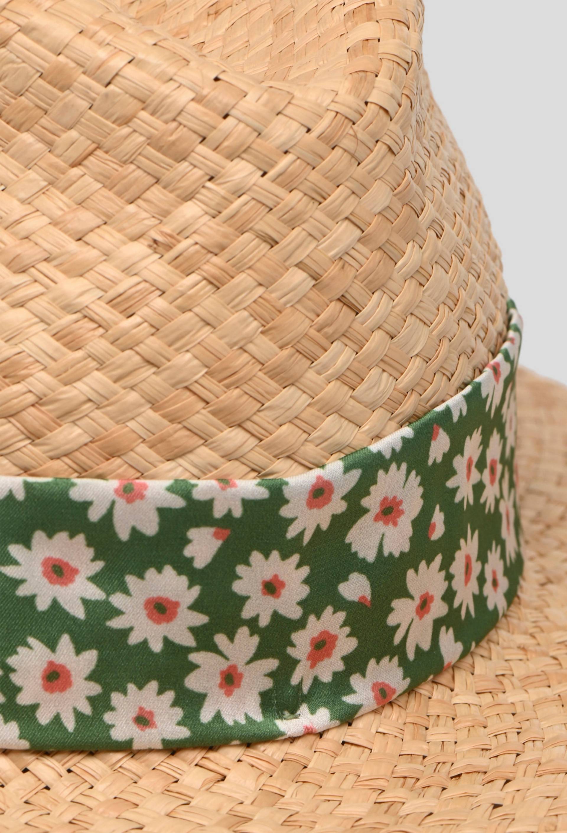 Chapeau de paille fabriqué en Italie, Beige clair, large image number 1.0