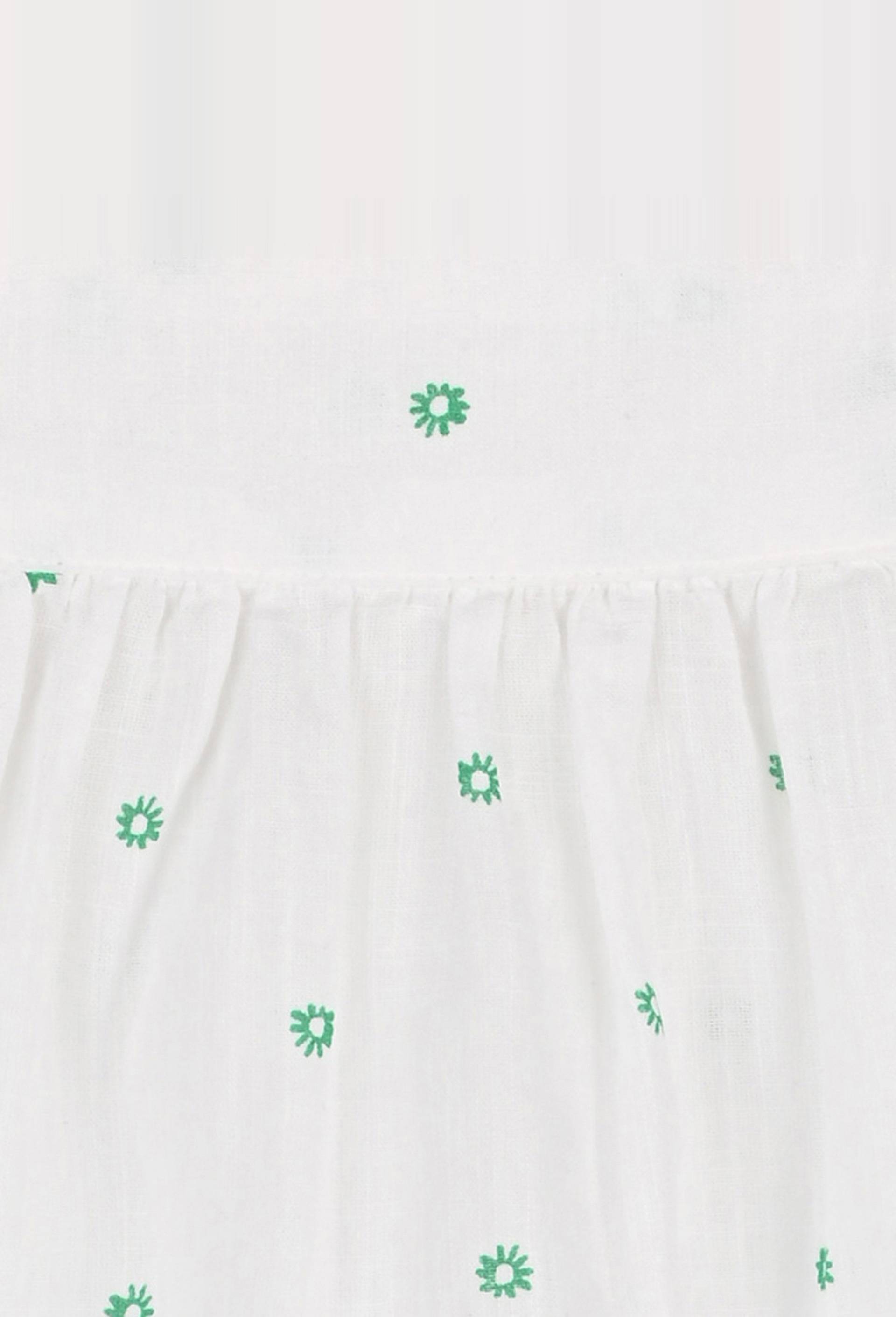 Pyjama court à bretelles avec volants, BIO, Vert, large image number 2