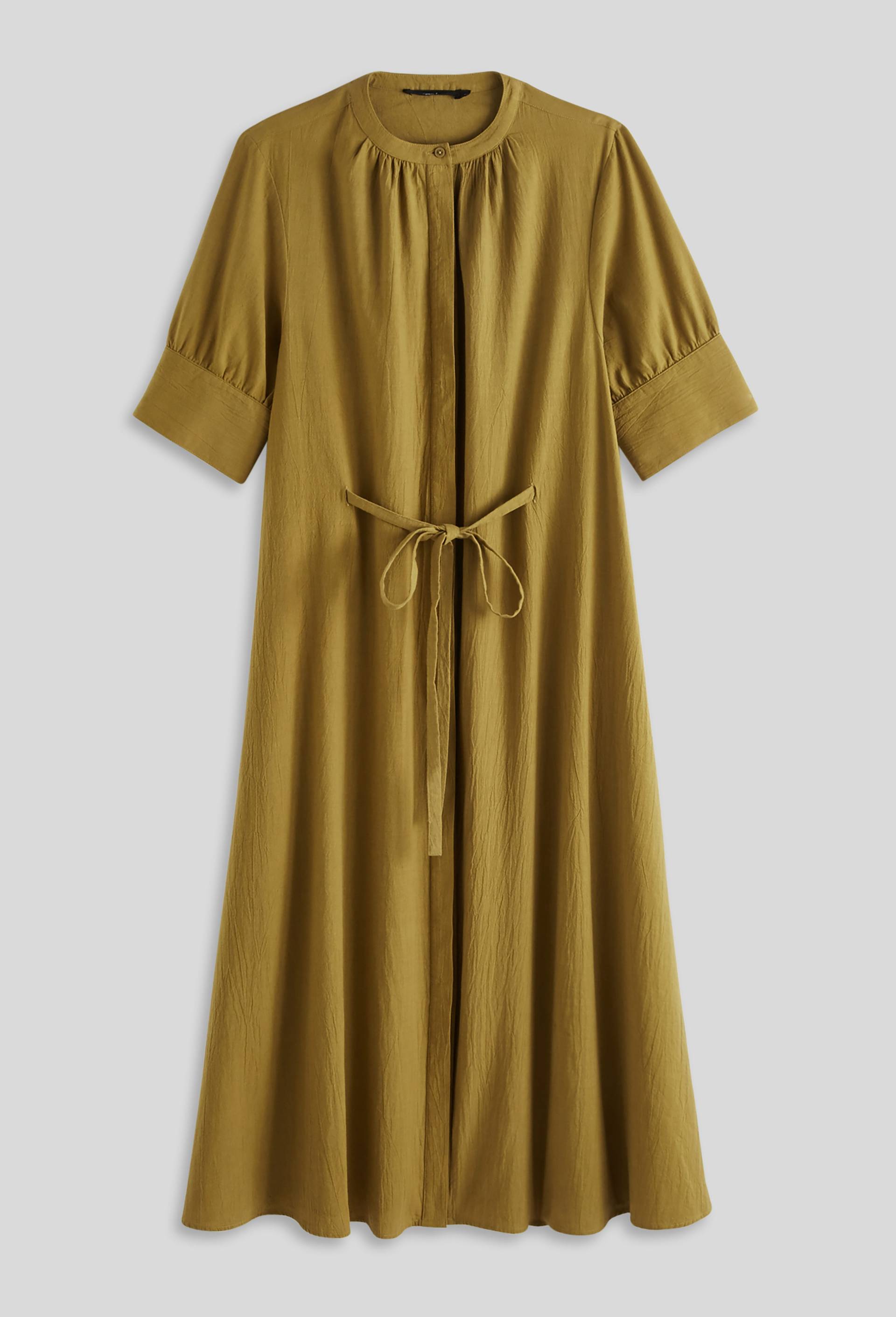 Robe ample avec lien en coton, Vert, large image number 2