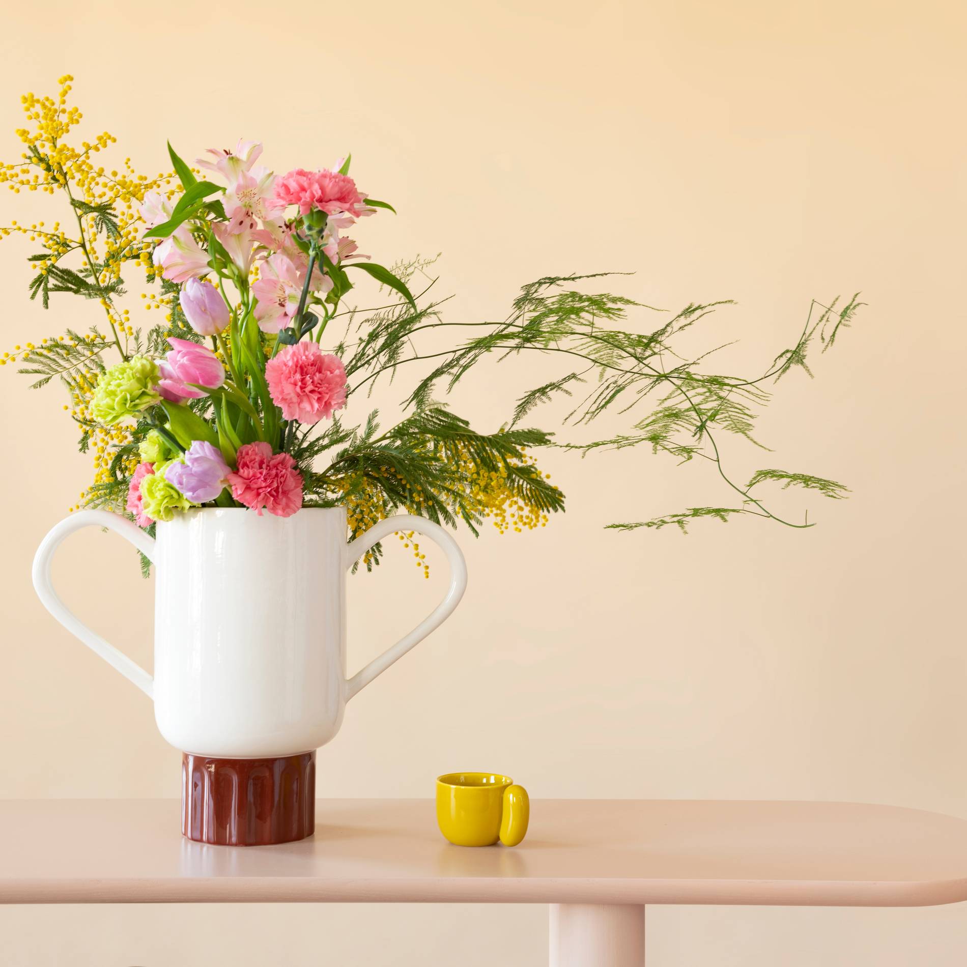 Vase 38,3x30cm - MARGAUX KELLER X MONOPRIX, Blanc, large image number 2.0