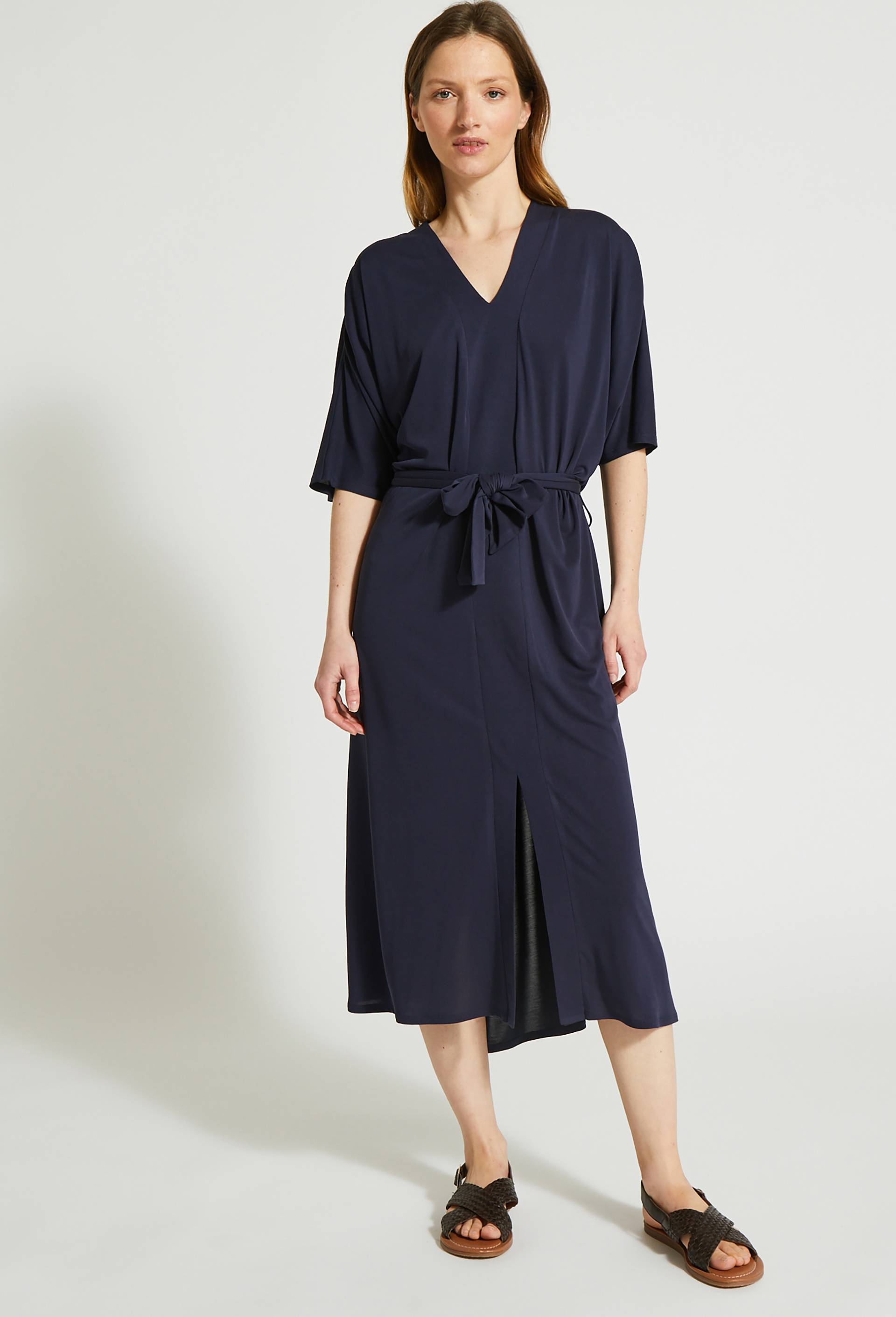 Robe fluide, Bleu foncé, large image number 0