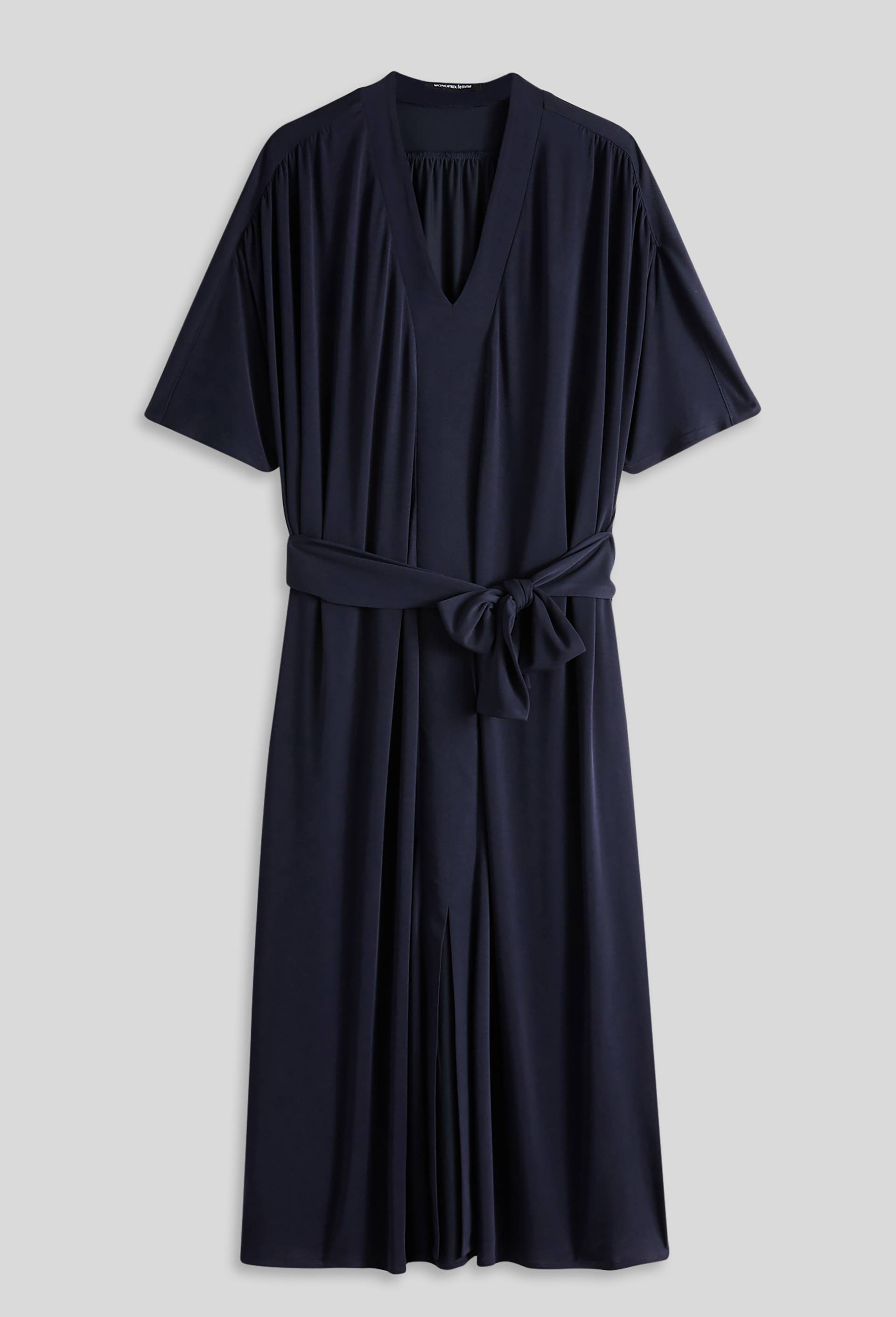Robe fluide, Bleu foncé, large image number 2